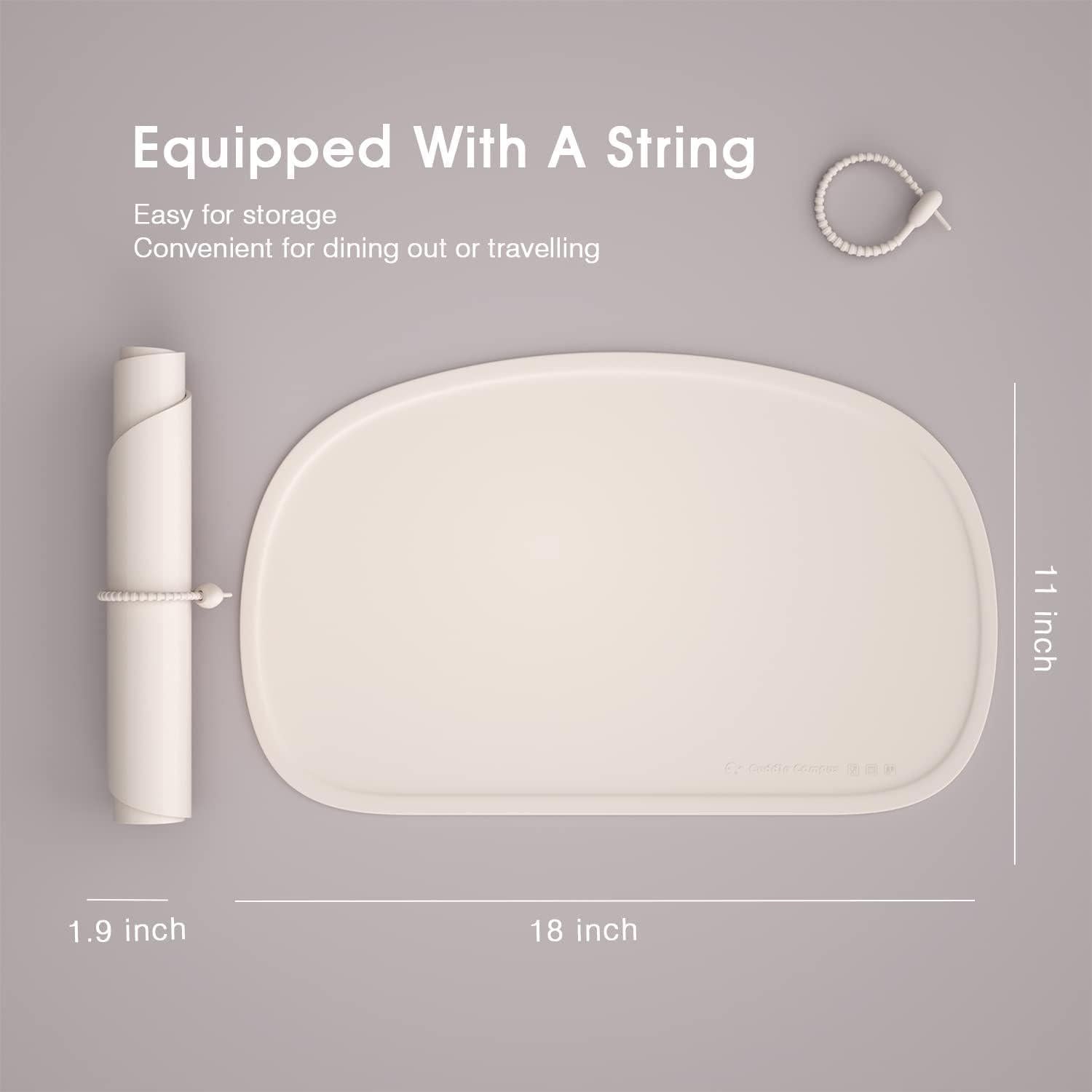 Mantel de Silicona Cuddle Campus Ovalado Antideslizante 45.72x27.94 cm