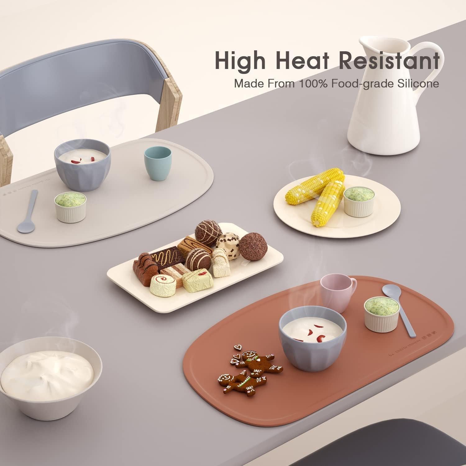 Mantel de Silicona Cuddle Campus Ovalado Antideslizante 45.72x27.94 cm