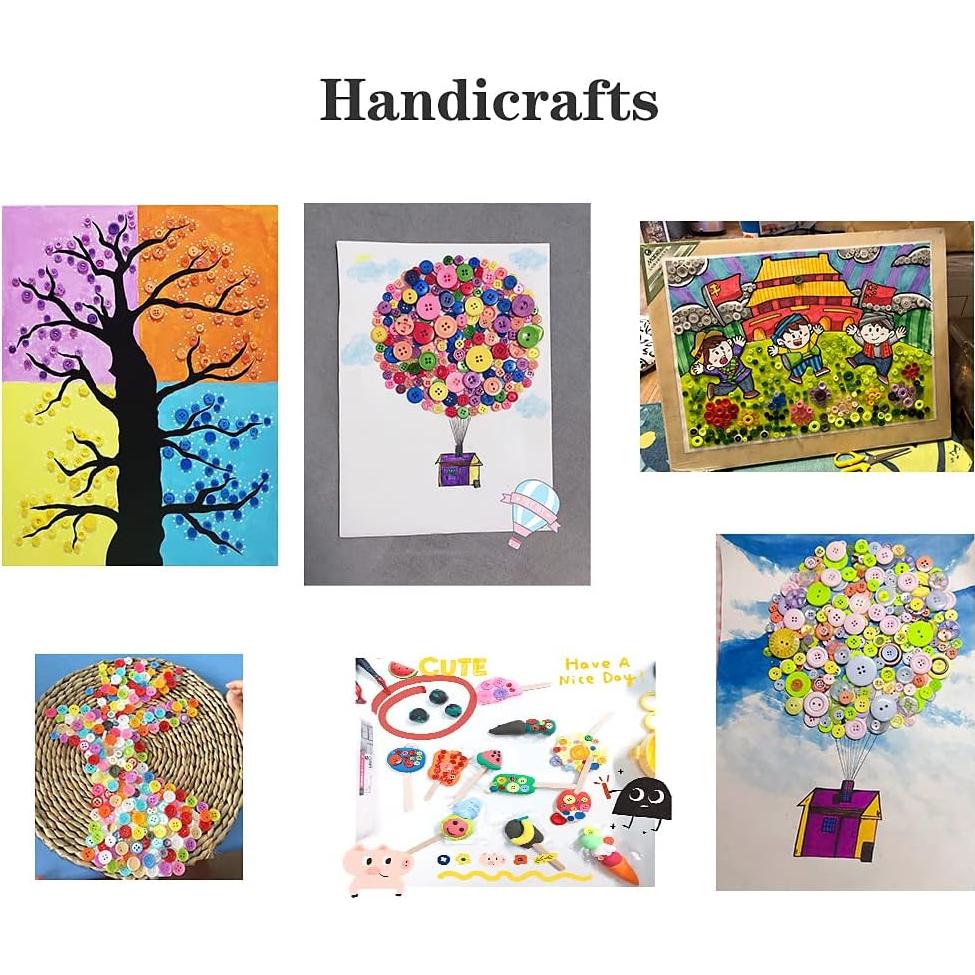 330 Botones de Resina Beige Jepeux para Manualidades DIY