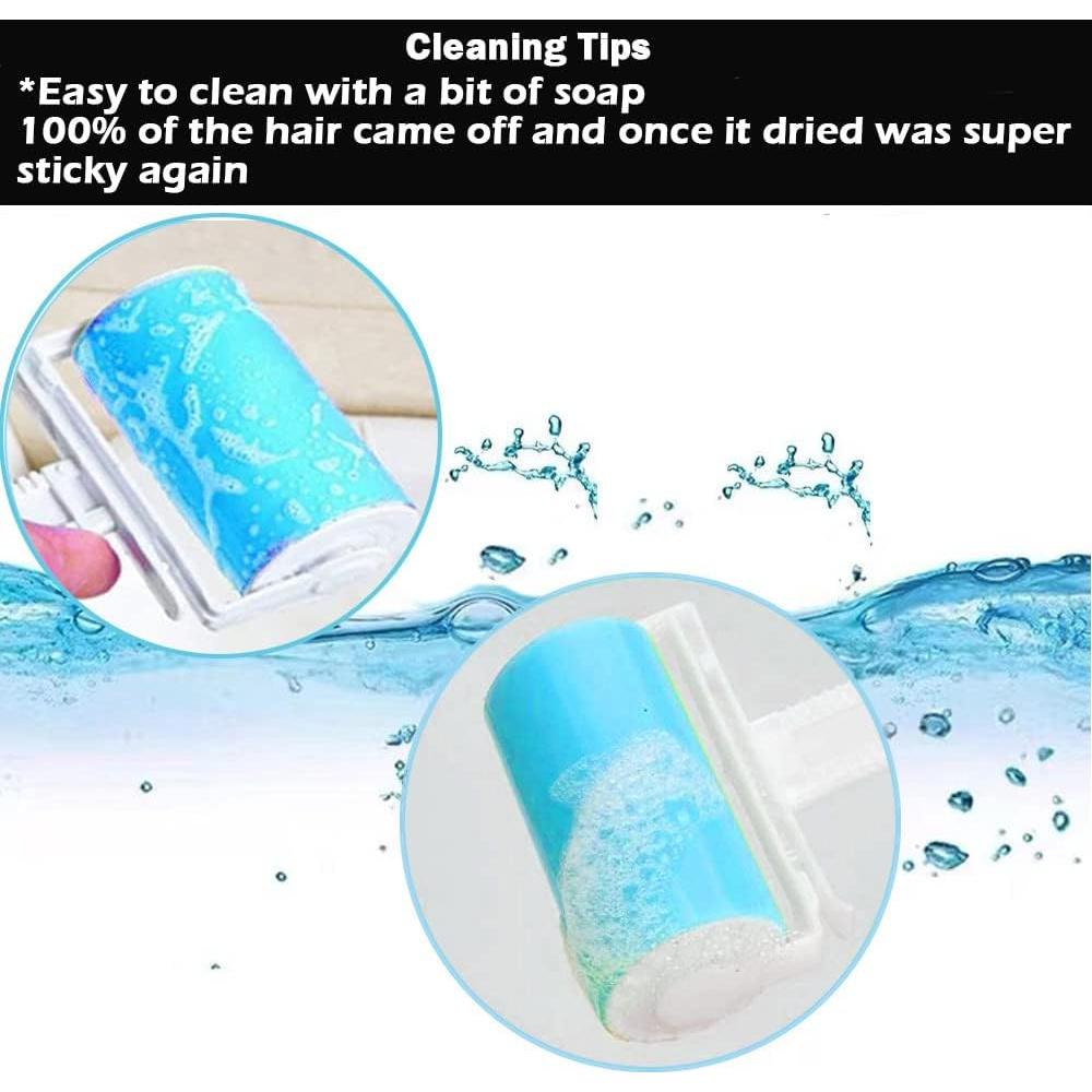 Rodillo de Pelusa NUOBUT 4 Pack Reutilizable para Mascotas