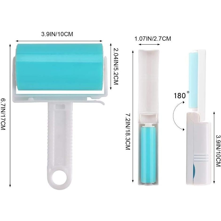 Rodillo de Pelusa NUOBUT 4 Pack Reutilizable para Mascotas