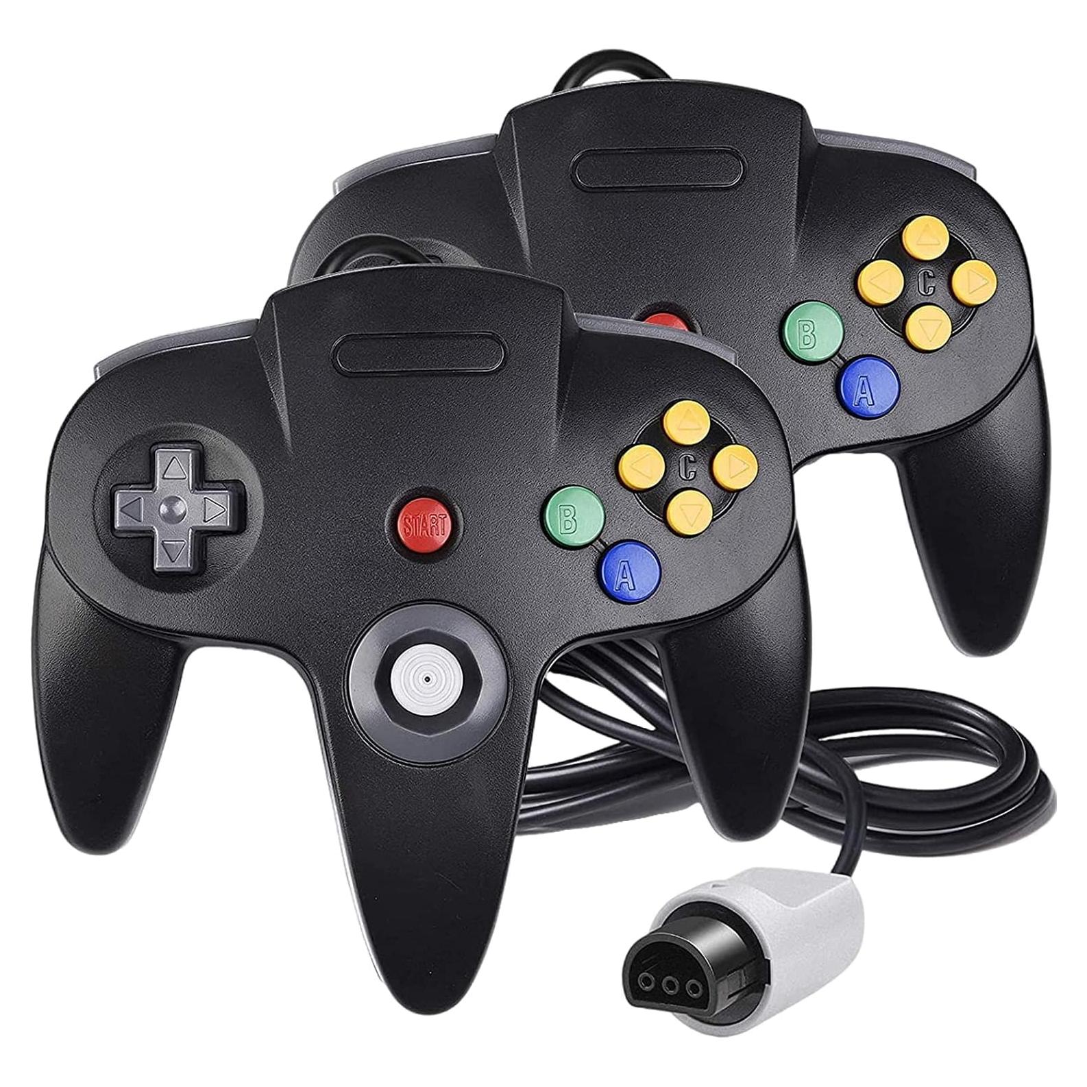 Controlador Clásico con Cable Burcica para N64 - 2 Paquetes