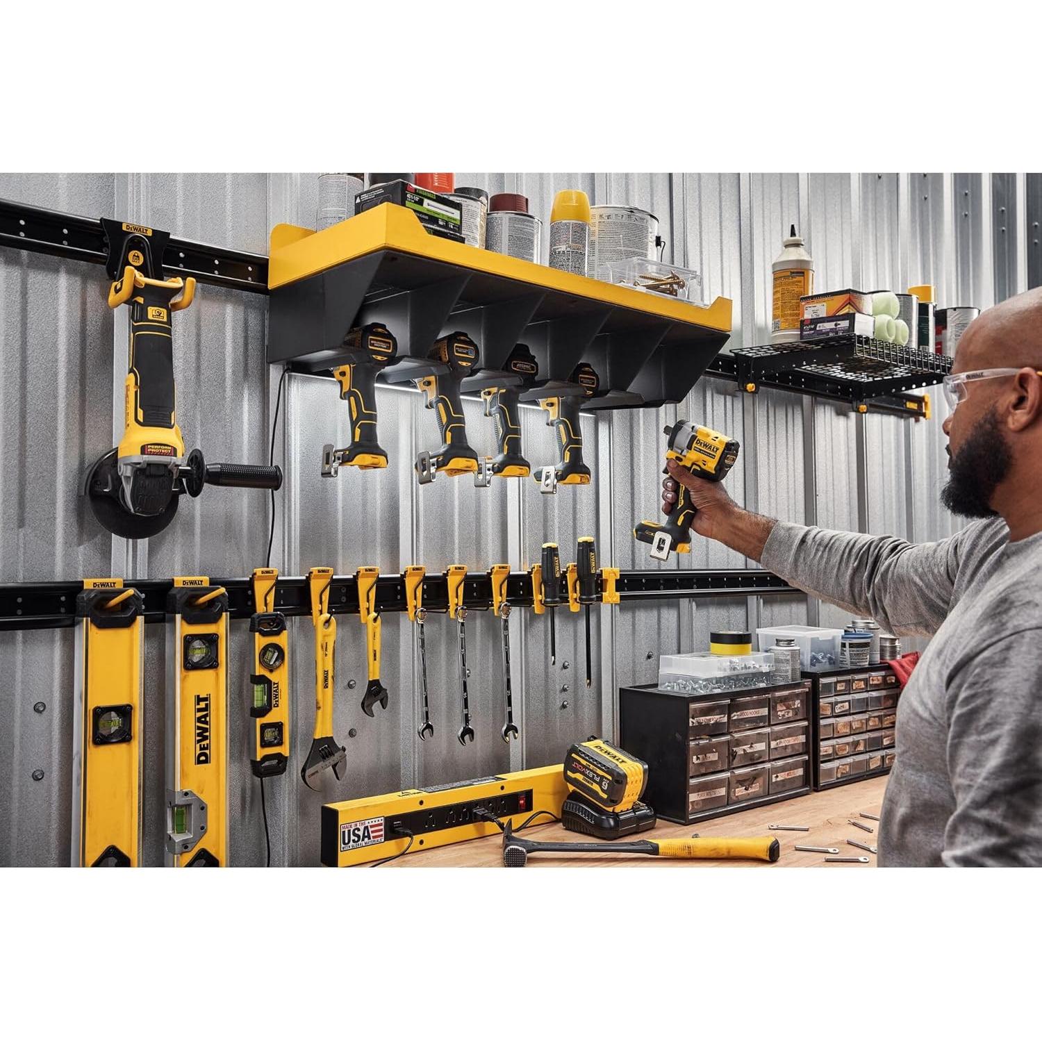 Organizador DEWALT para Herramientas de Mano, 8 Ganchos