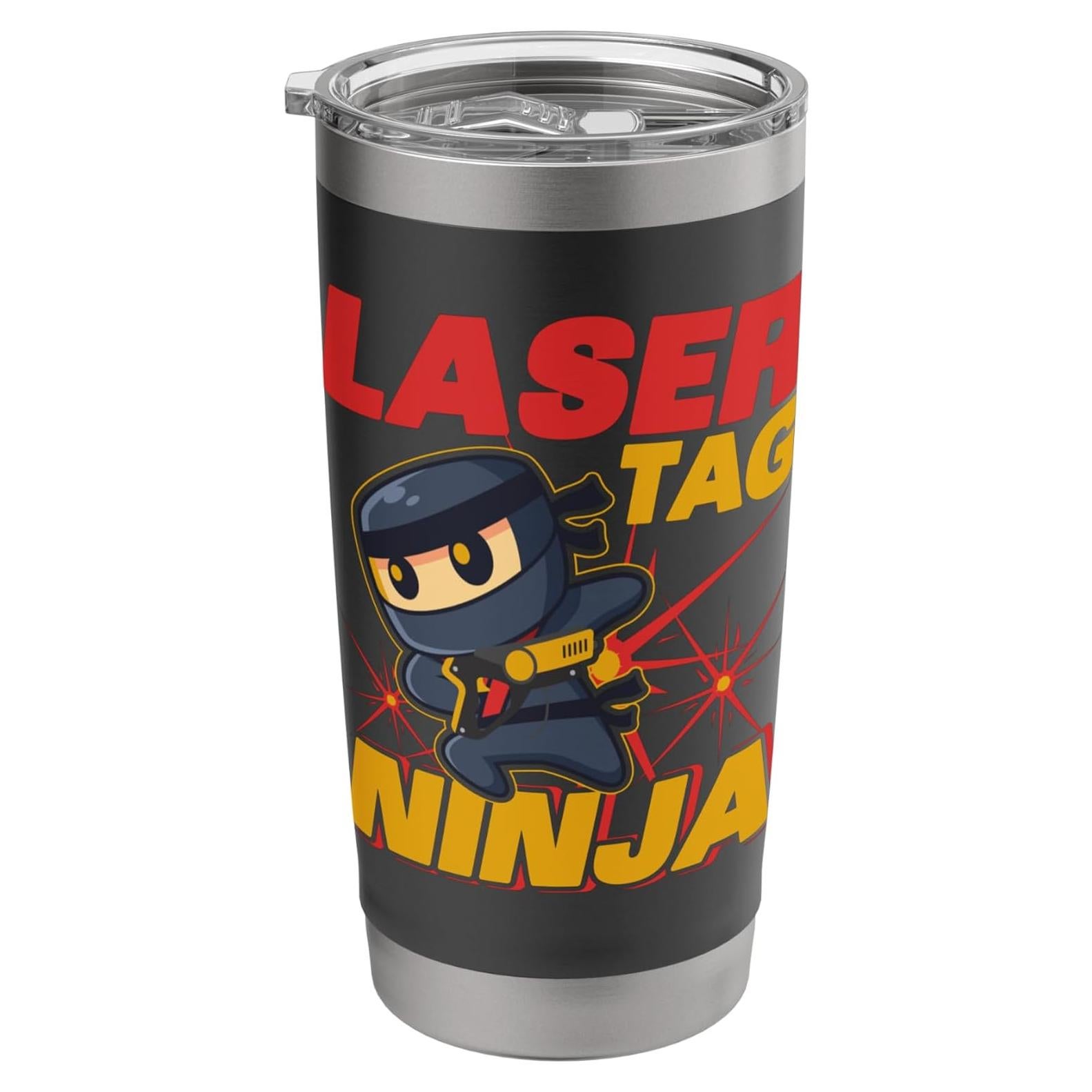 Taza Aislada de Acero Inoxidable 20 oz Lazer Tag Ninja
