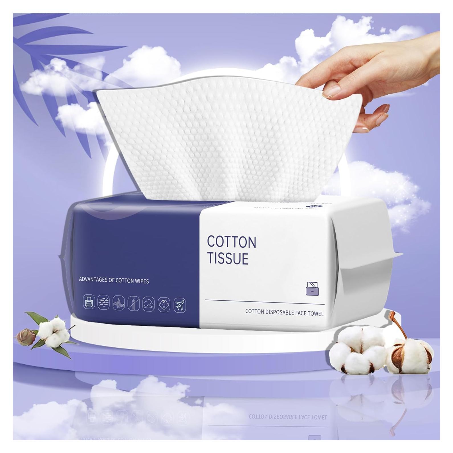 Toallitas desechables ZPCO 100 unidades para rostro piel sensible