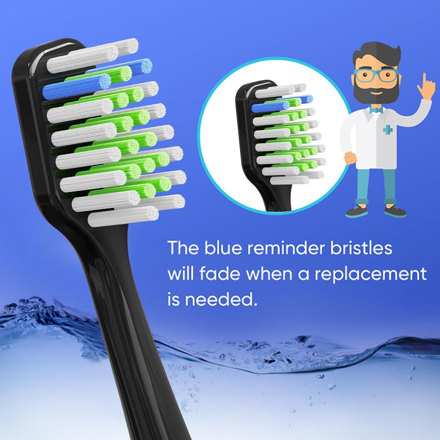 Cabezas de Repuesto para Cepillos Waterpik DenSecc 6 Unidades