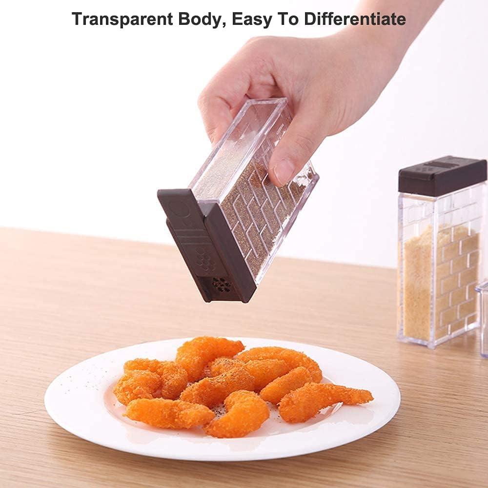 Juego de 12 Tarros de Especias Anberky con Bandeja Transparente