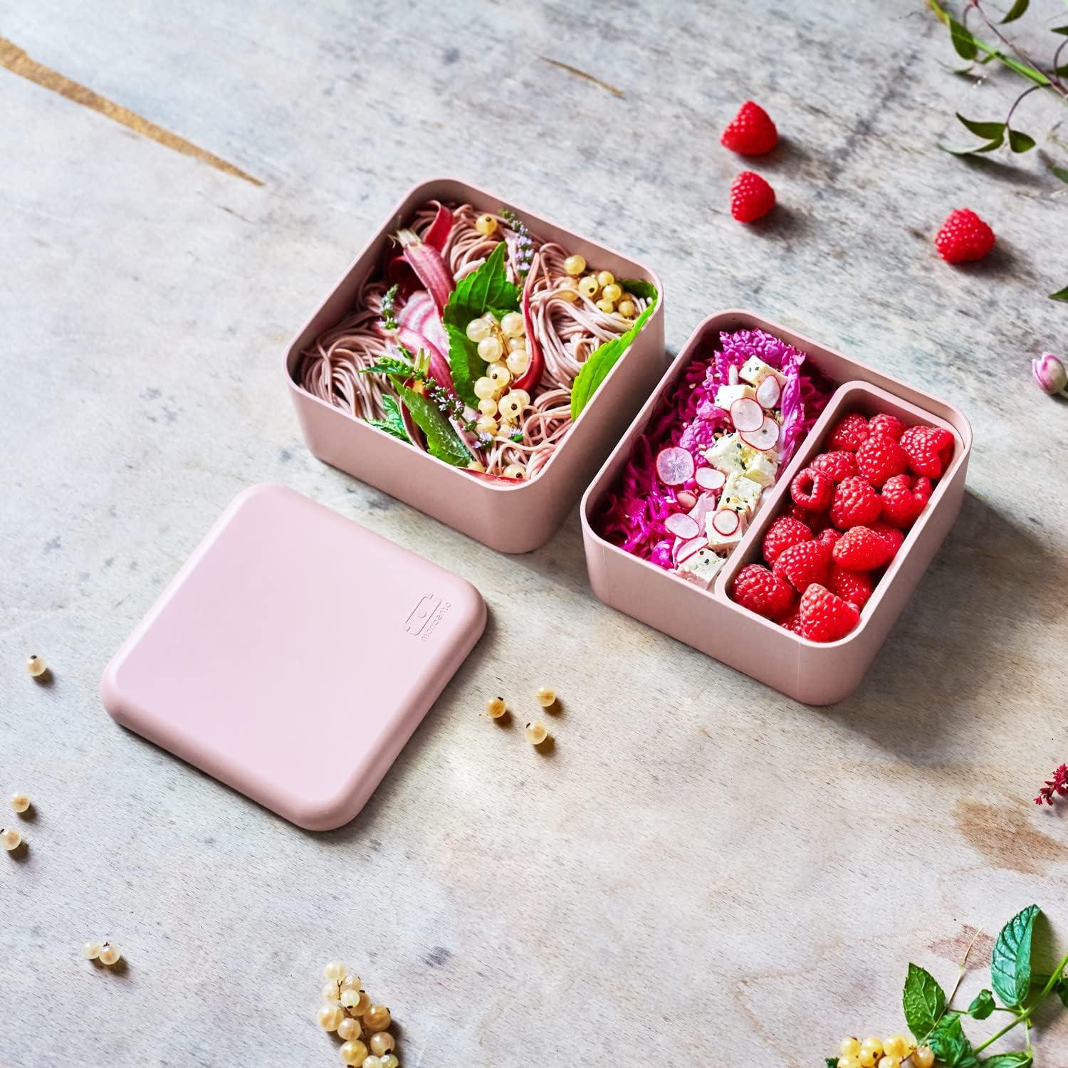 Caja Bento Grande Monbento MB Square Rosa Litchi 850ml