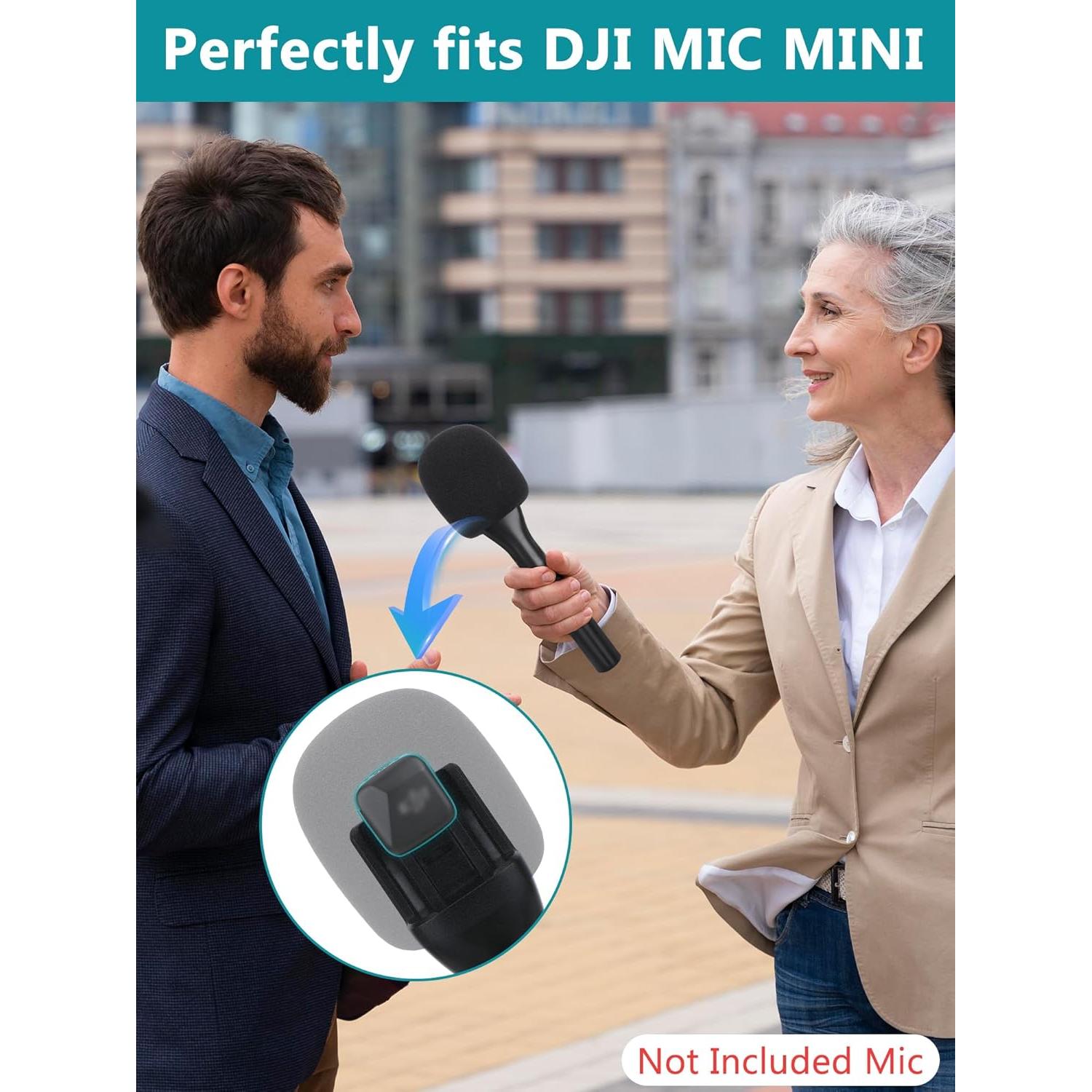 Micrófono Lavalier YOUSHARES con Mango y Parabrisas Espuma