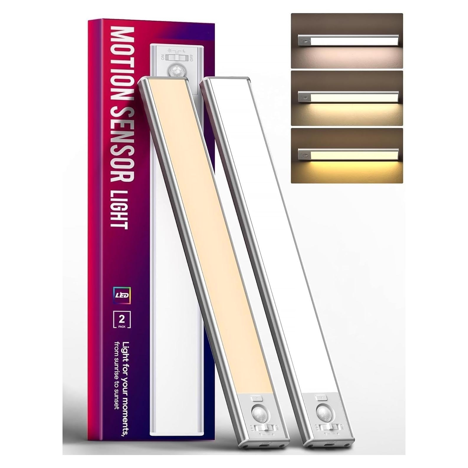 Luces Bajo Gabinete Auxoda 20.32cm con Sensor de Movimiento