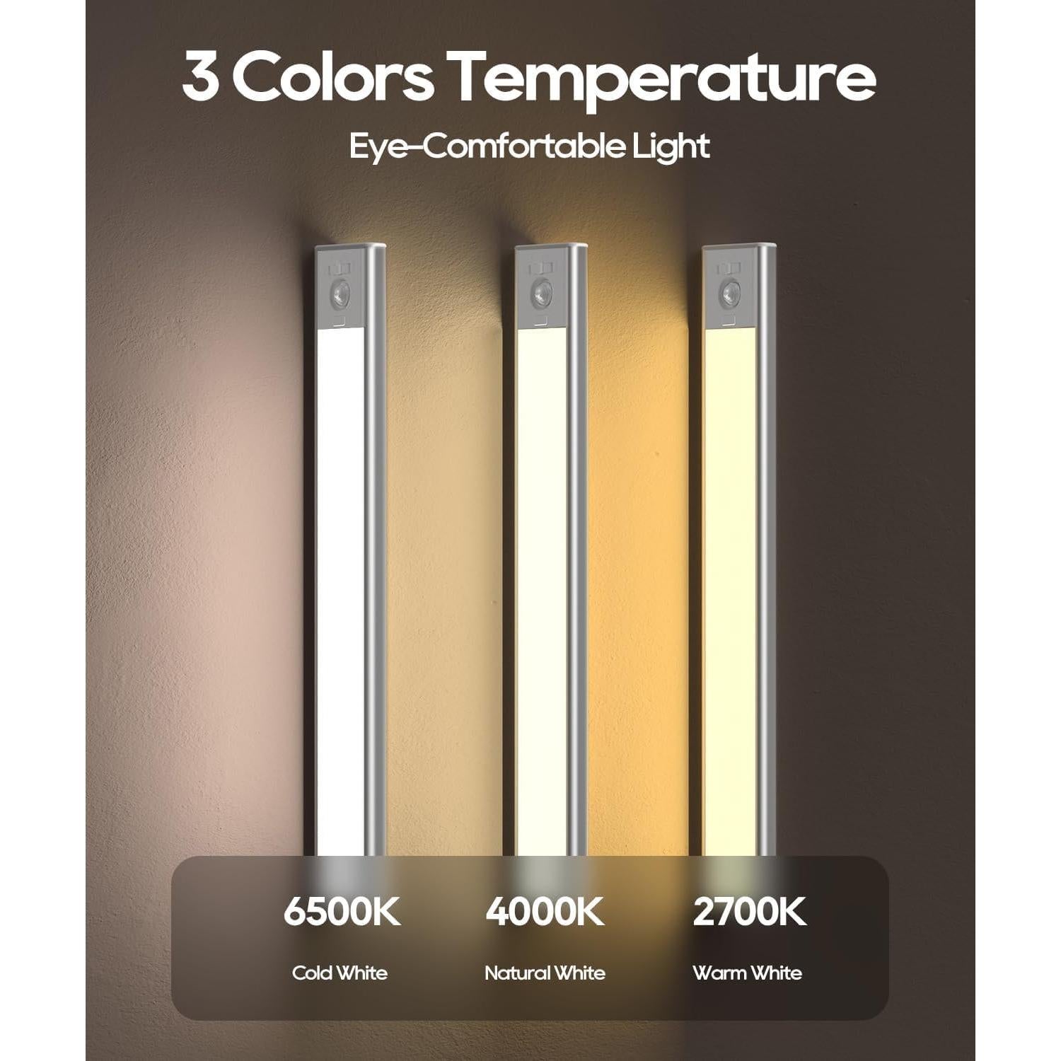 Luces Bajo Gabinete Auxoda 20.32cm con Sensor de Movimiento