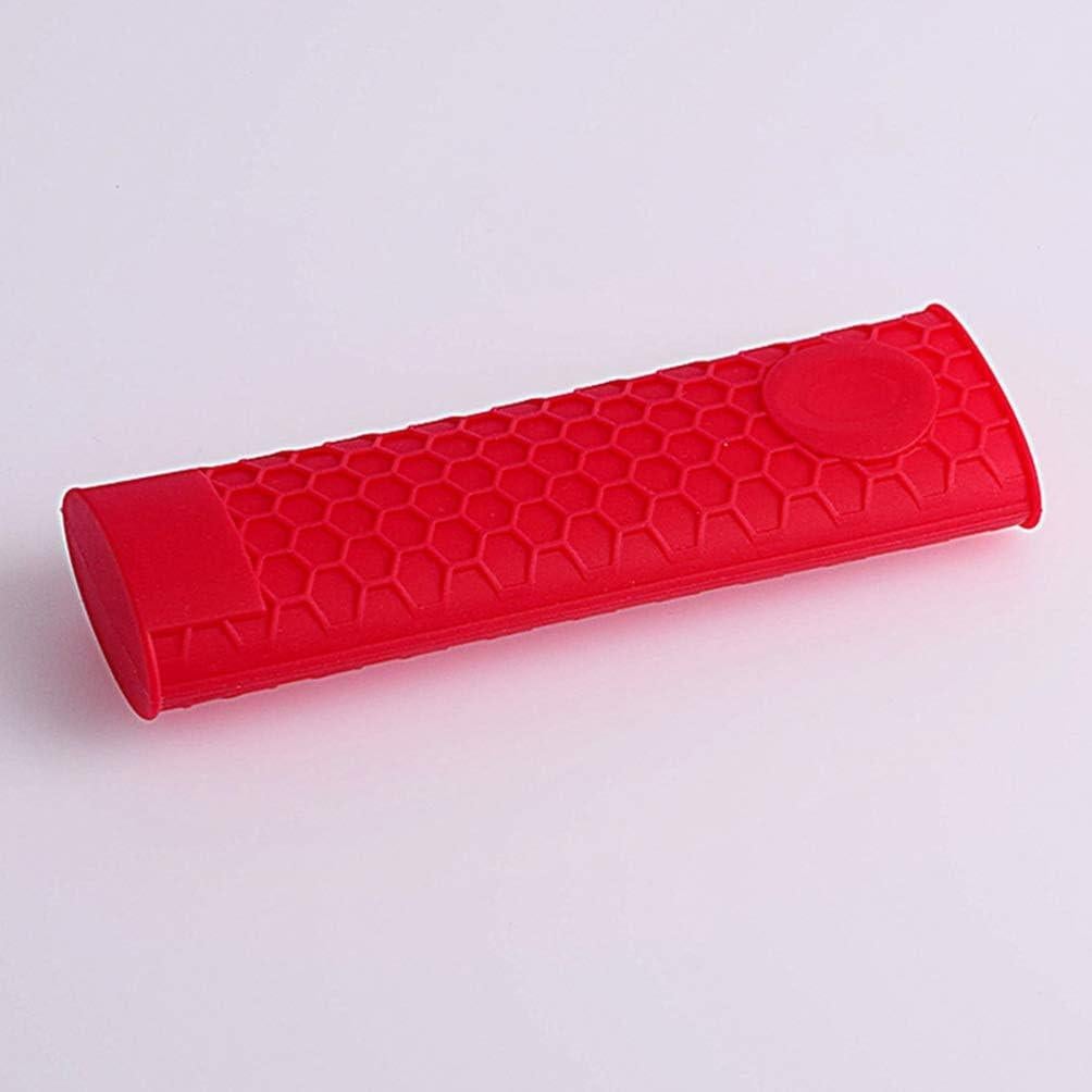 Funda de Mango de Silicona DOITOOL 4 Piezas Rojo Caramelo