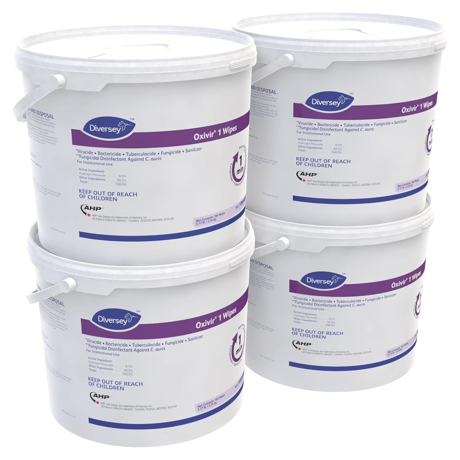 Toallitas Desinfectantes Diversey Oxivir 160 Unidades 11x30 cm