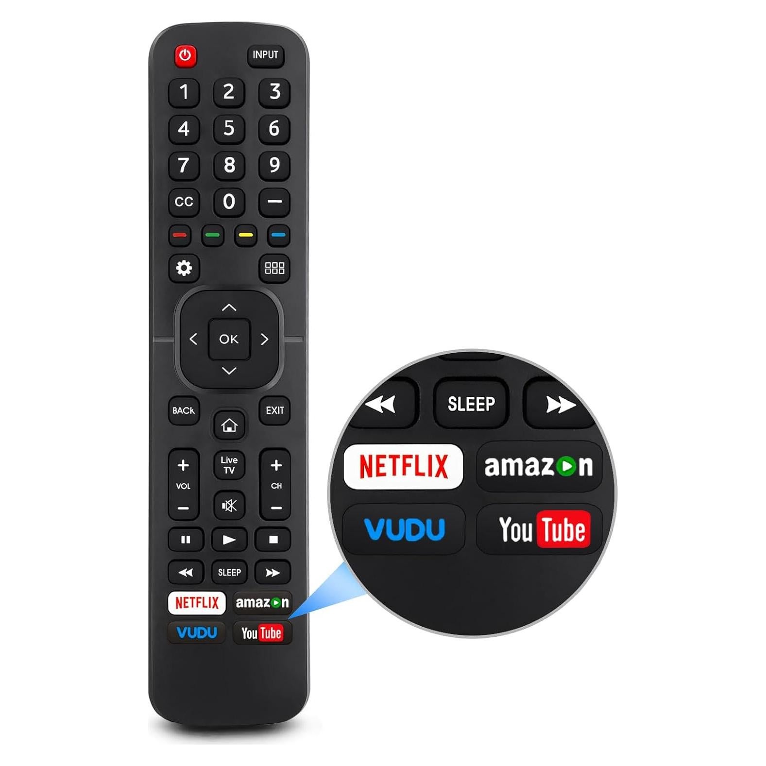 Control Remoto Reemplazo Hisense 4K ULED HD Android EN2A27