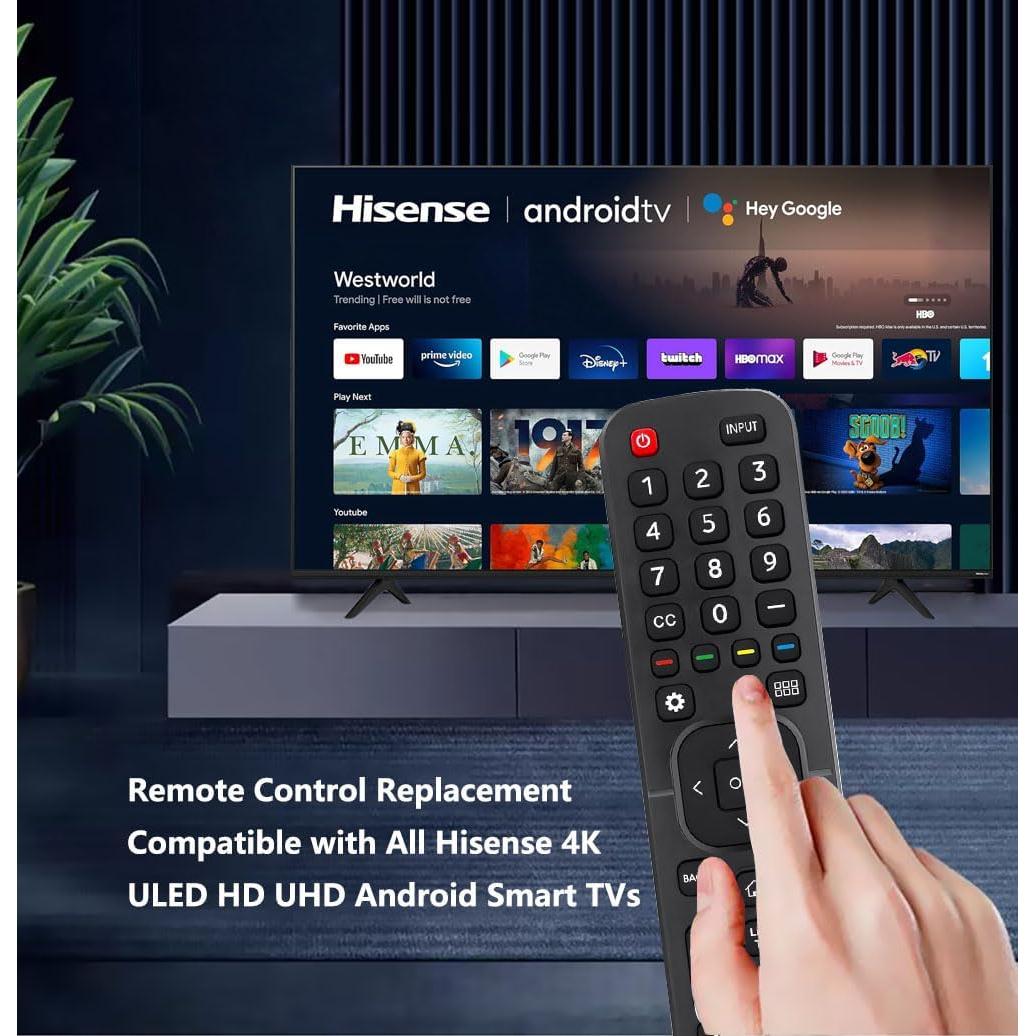 Control Remoto Reemplazo Hisense 4K ULED HD Android EN2A27
