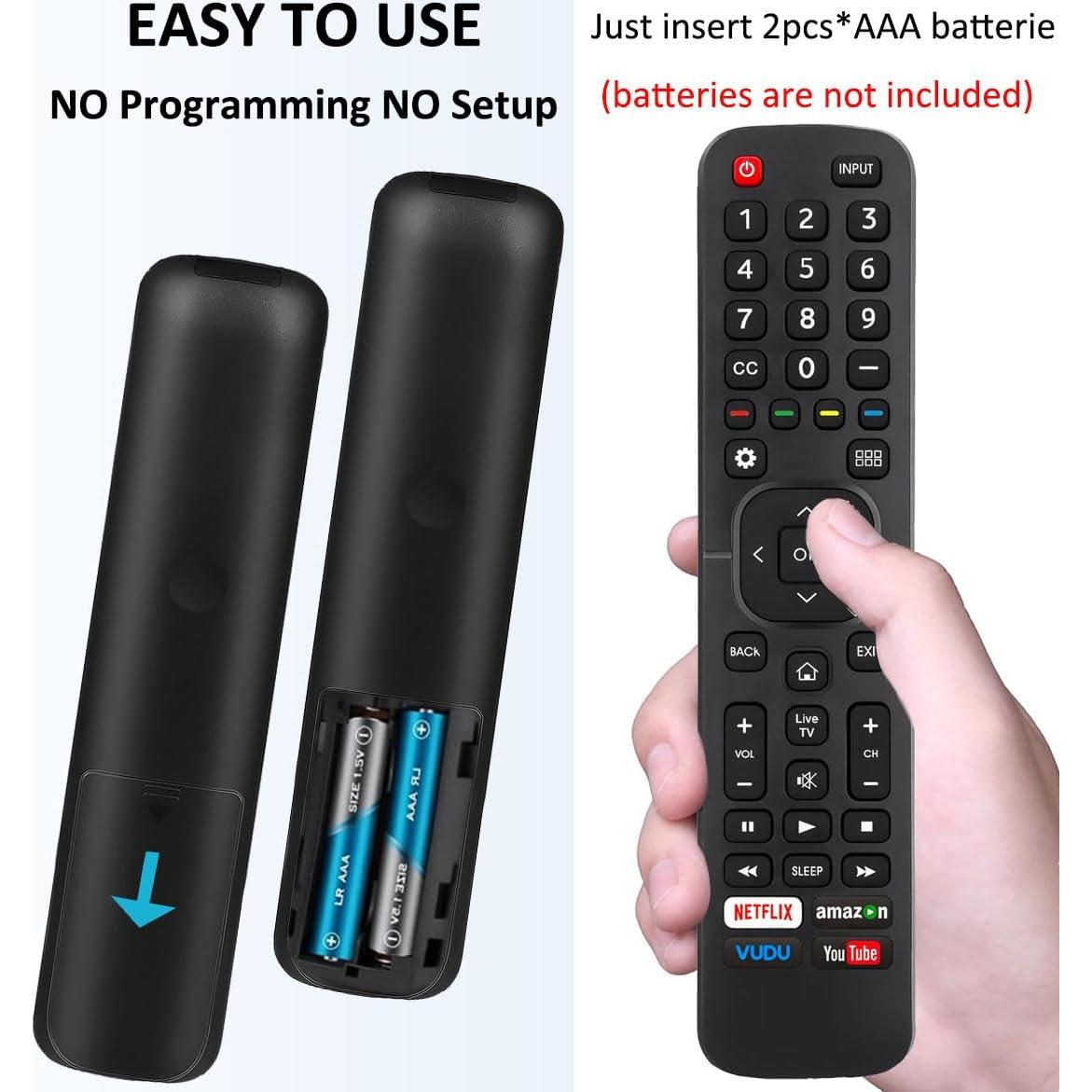 Control Remoto Reemplazo Hisense 4K ULED HD Android EN2A27