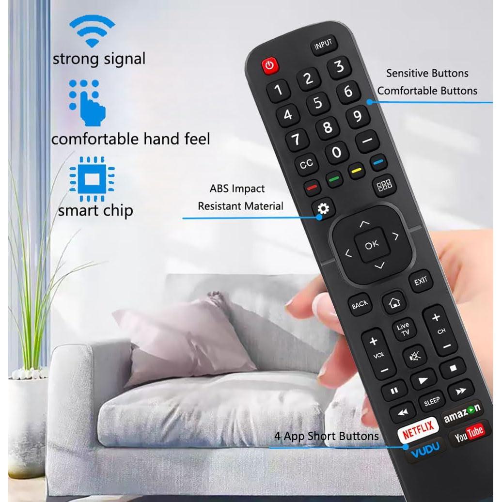 Control Remoto Reemplazo Hisense 4K ULED HD Android EN2A27