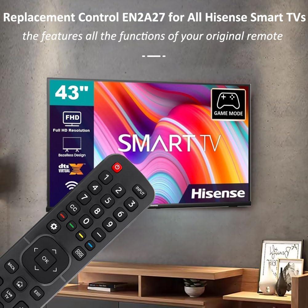 Control Remoto Reemplazo Hisense 4K ULED HD Android EN2A27