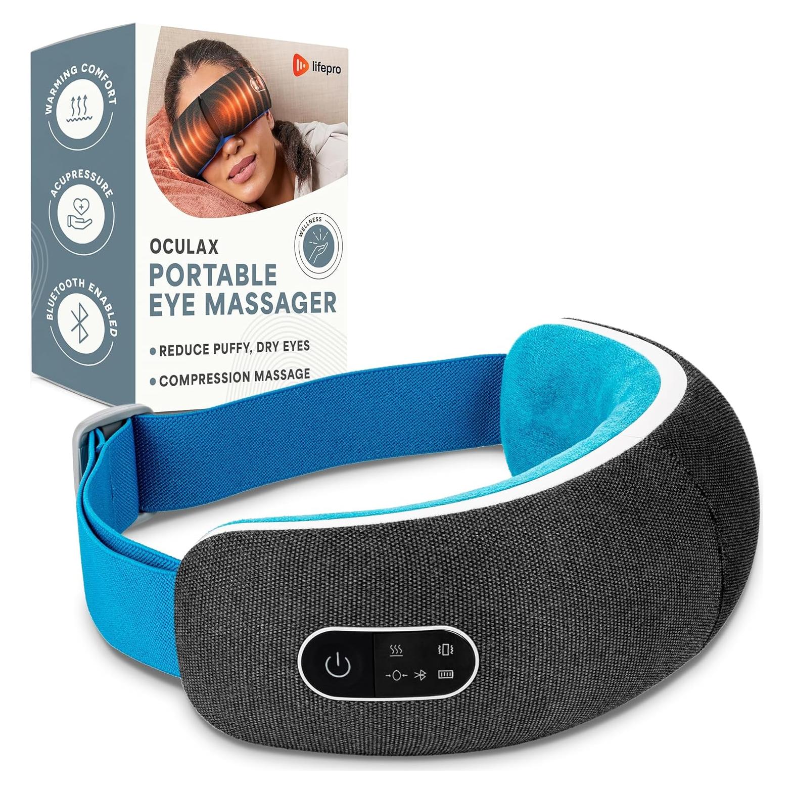 Masajeador de Ojos LifePro Calentado con Bluetooth y 4 Modos