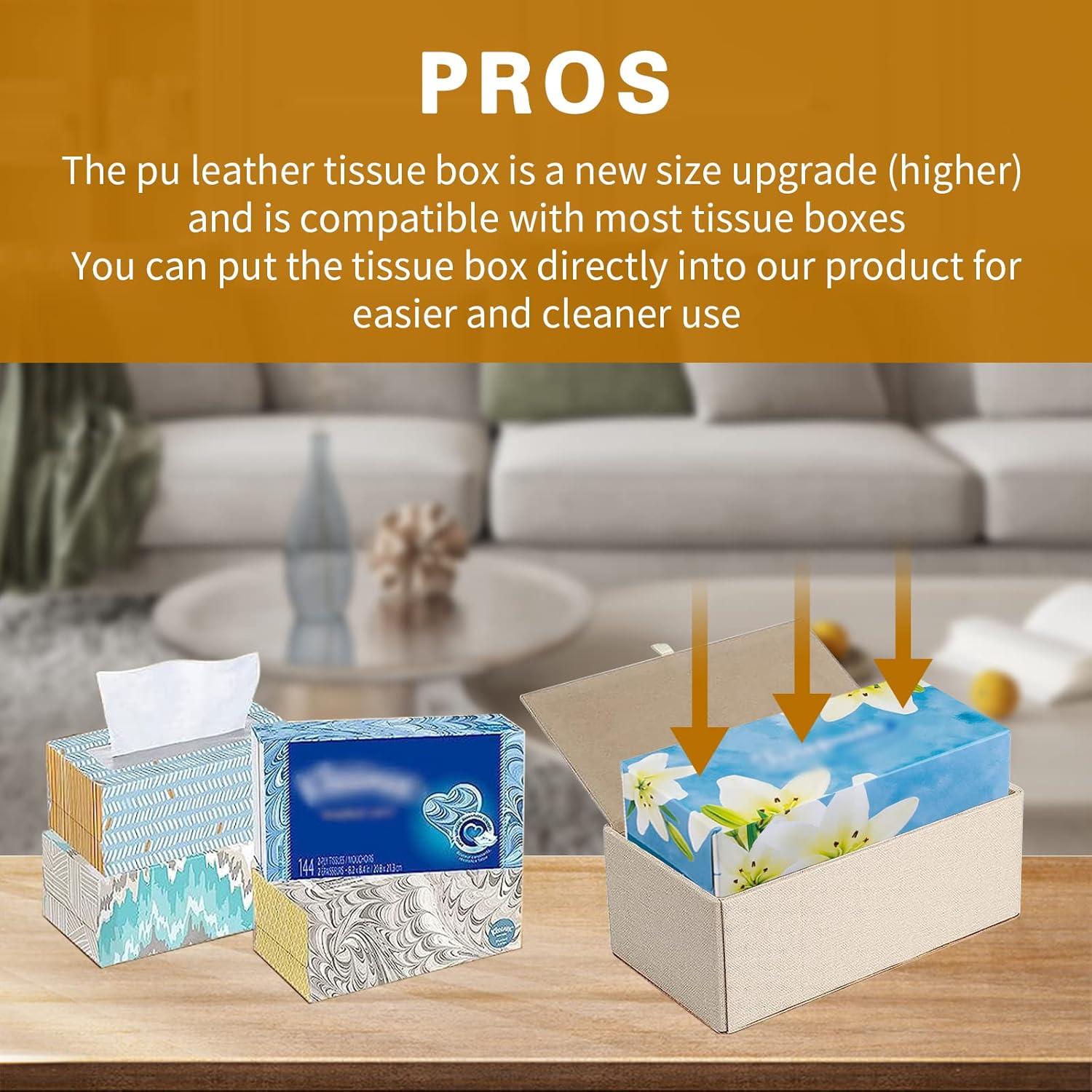 Soporte de Caja de Tissue Rectangular XNONE Beige