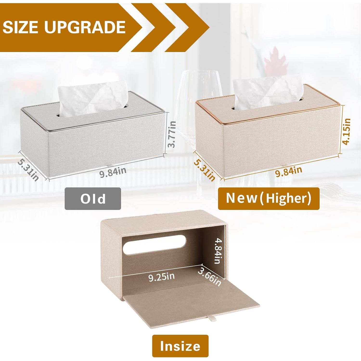 Soporte de Caja de Tissue Rectangular XNONE Beige