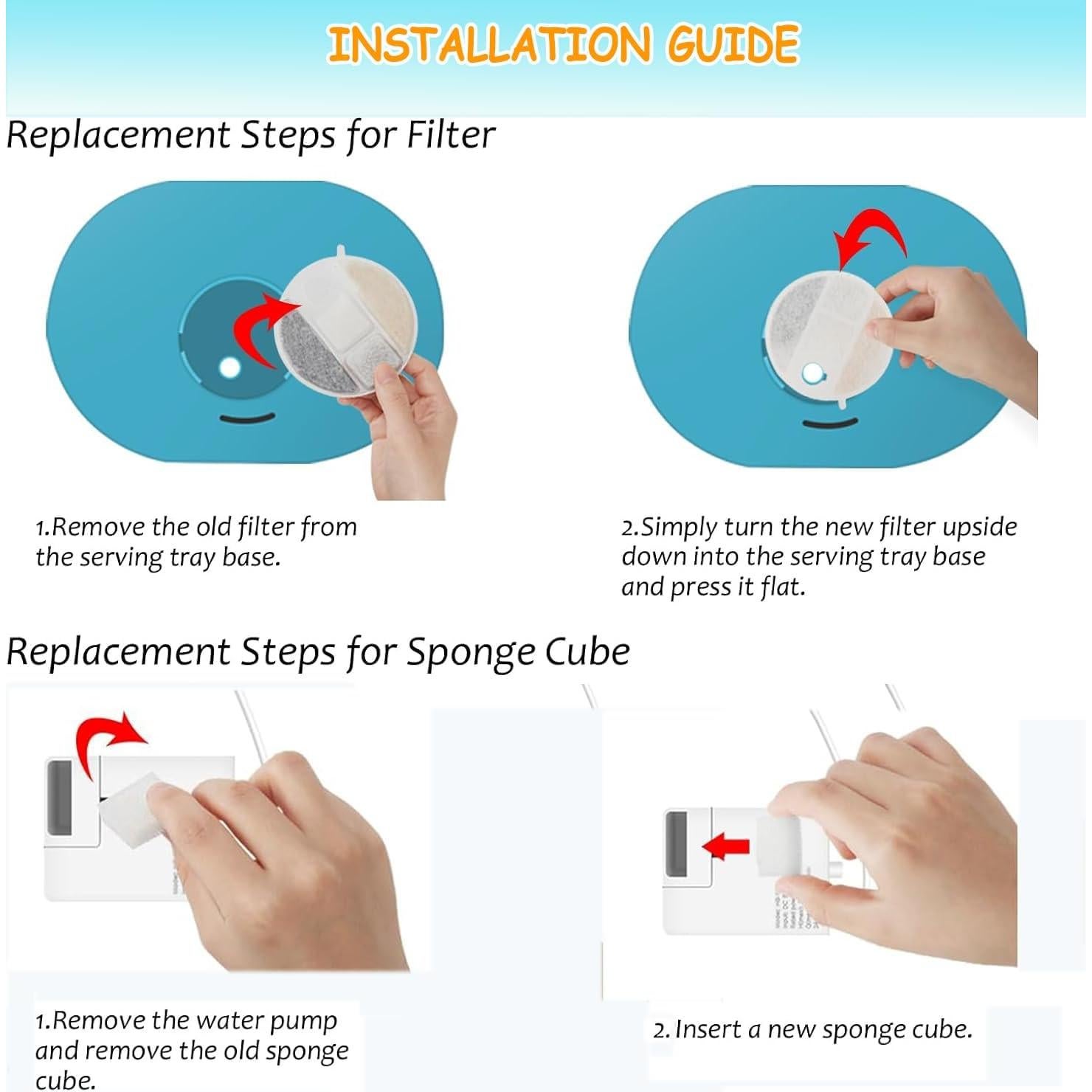 Paquete de 12 filtros de repuesto Petlibro Capsule PLWF008