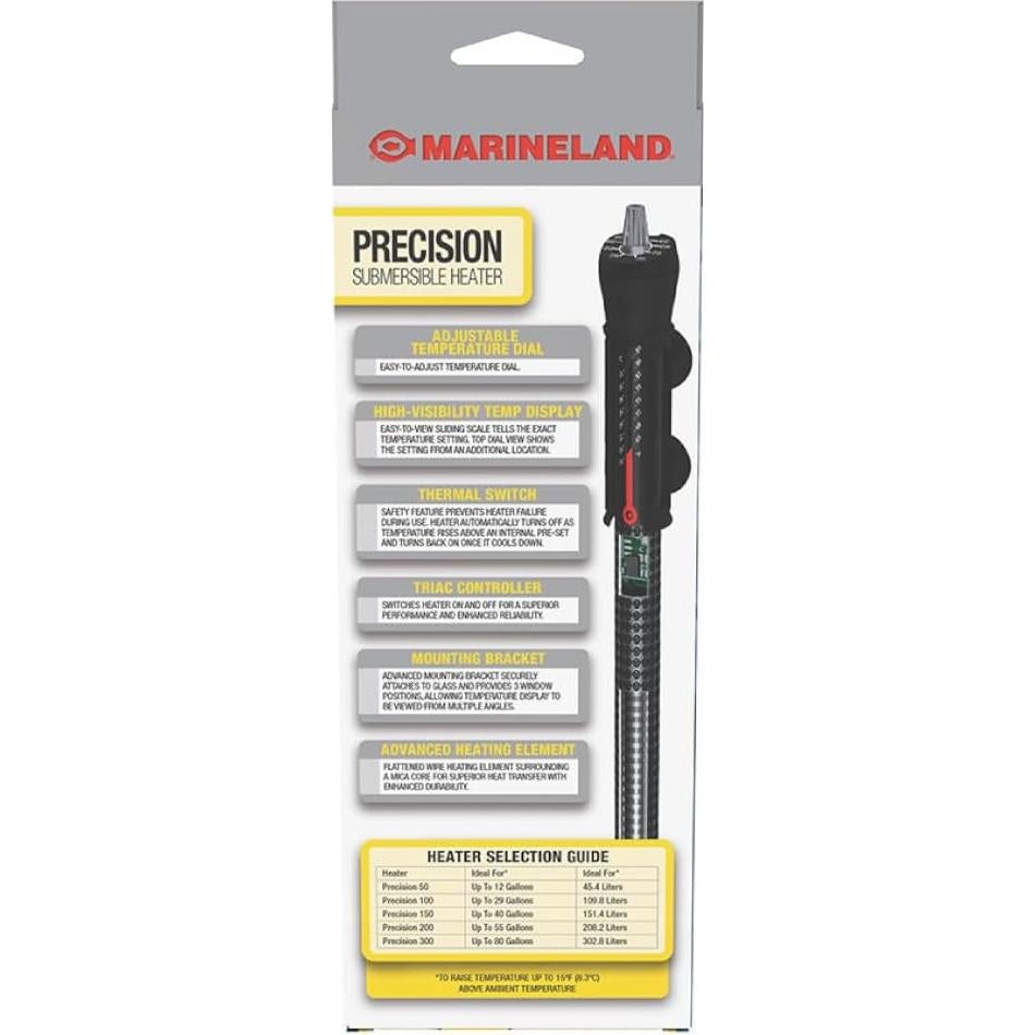 Calentador Sumergible Marineland 50W para Acuarios 45L