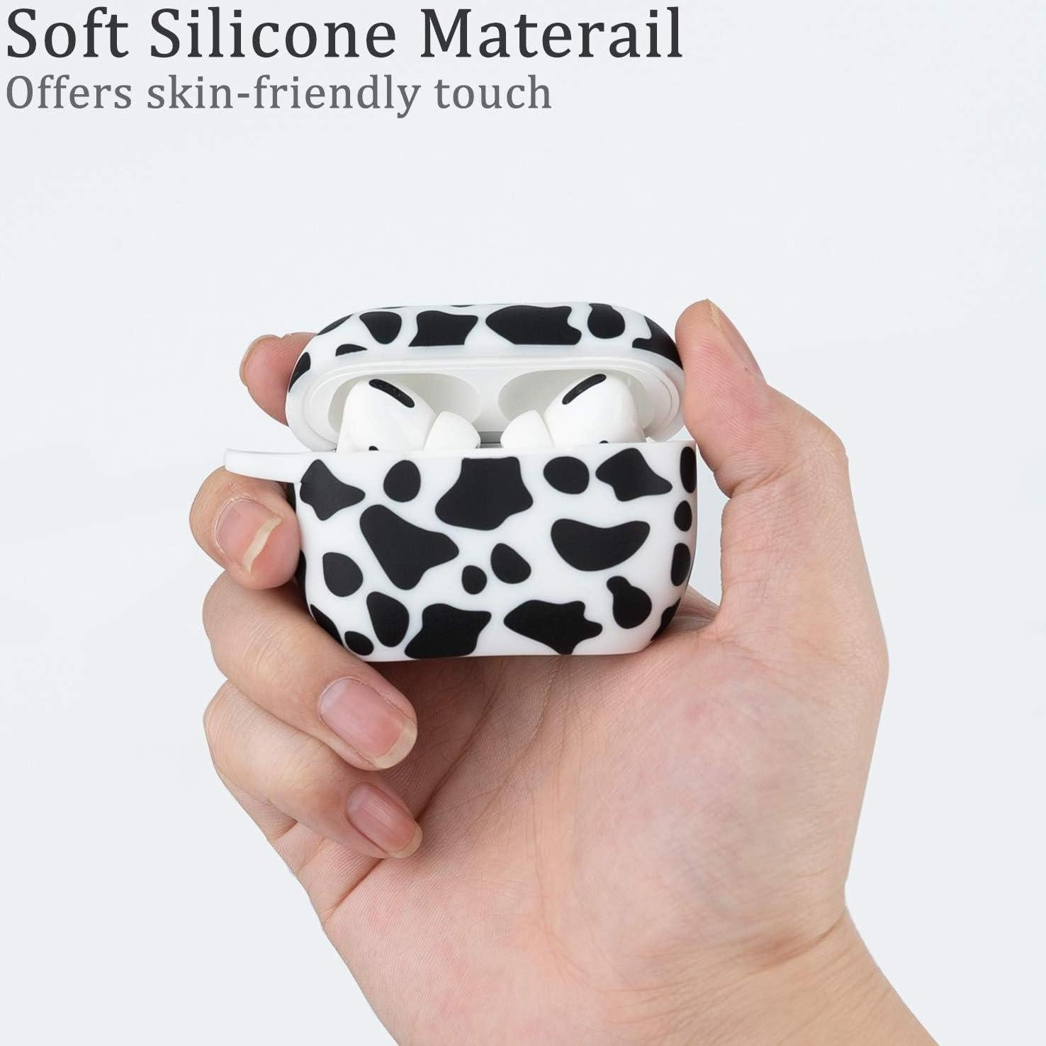 Funda Silicona Vaca para AirPods Pro - YOMPLOW - Protección Completa