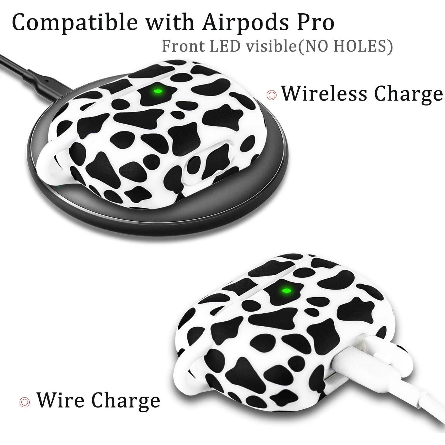 Funda Silicona Vaca para AirPods Pro - YOMPLOW - Protección Completa