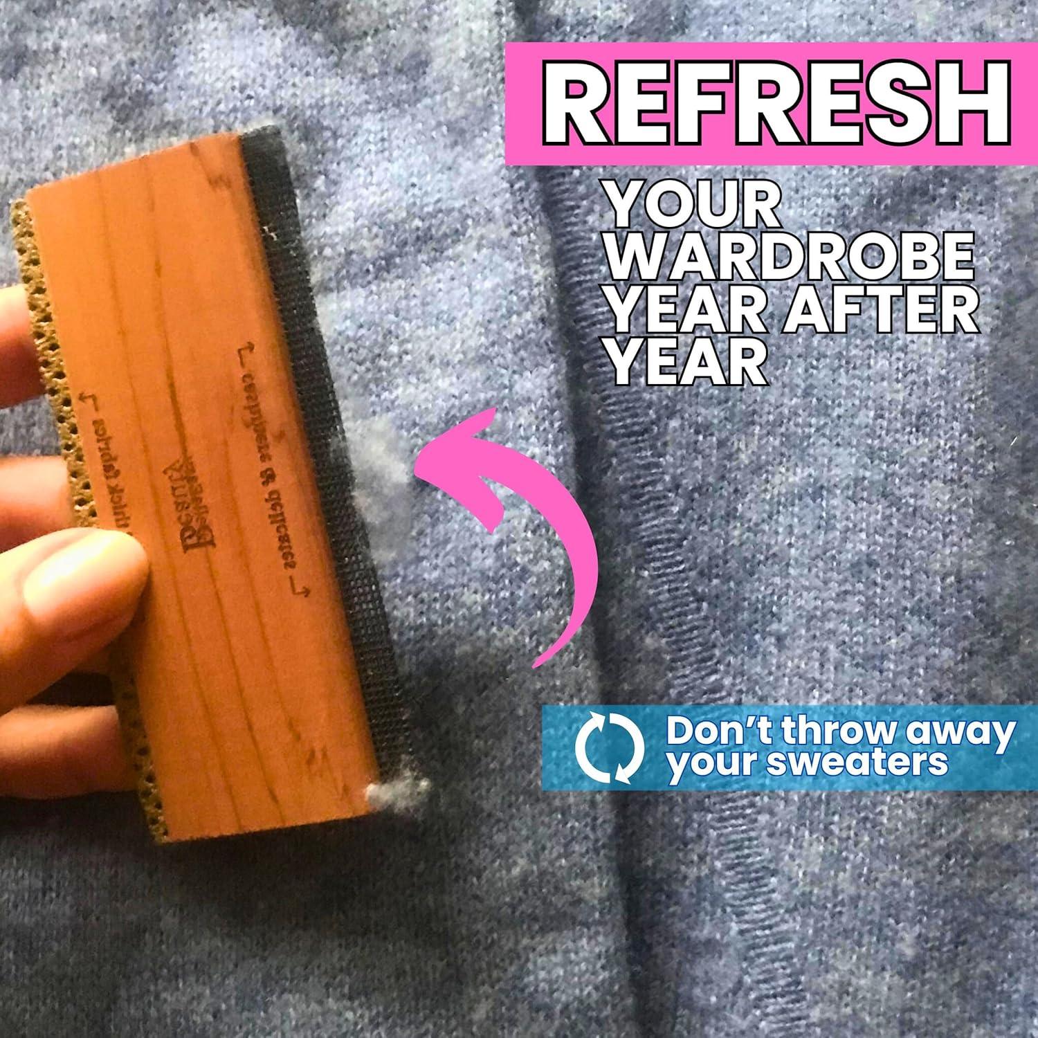 Peine de Cachemira Bellaeasybeauty - Elimina Pelusas y Bolitas