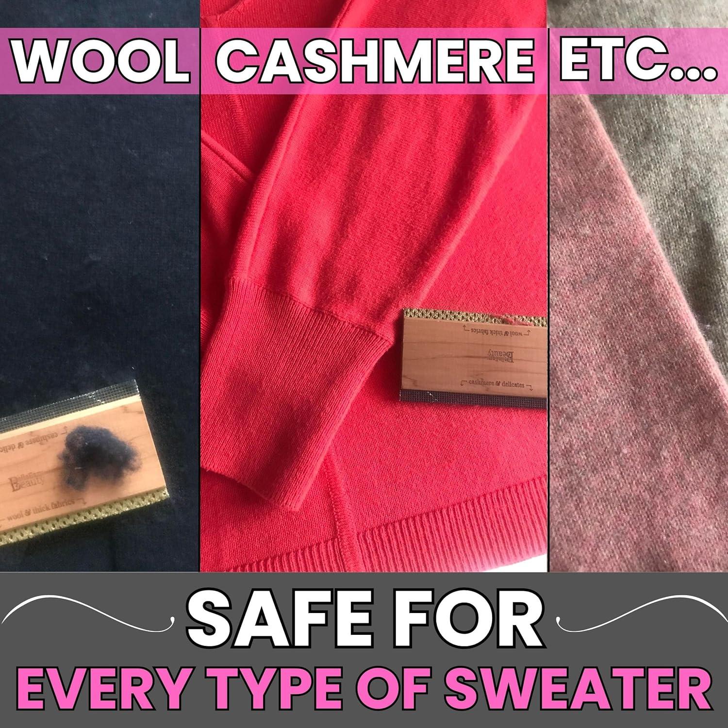 Peine de Cachemira Bellaeasybeauty - Elimina Pelusas y Bolitas