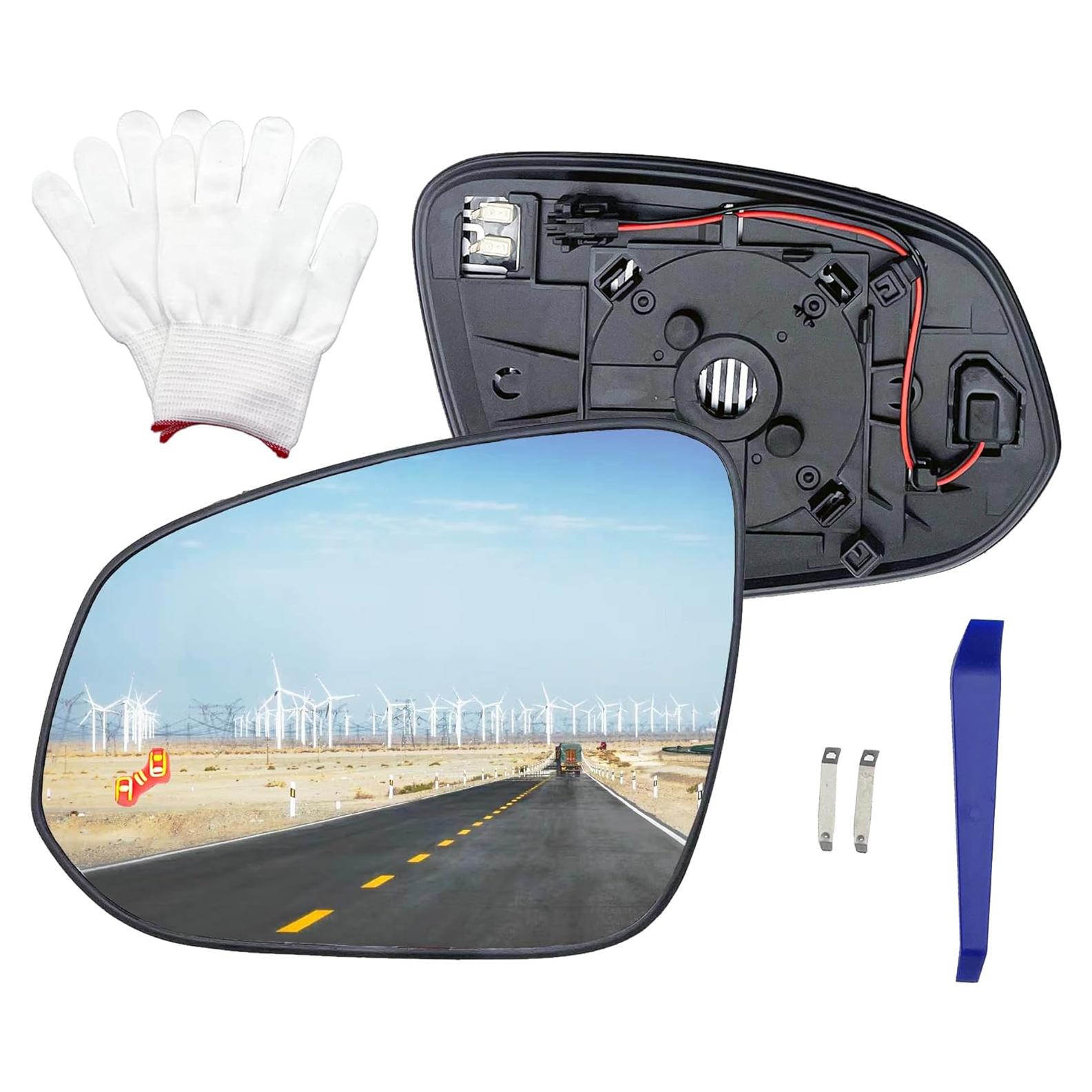 Vidrio Espejo Lateral Derecho Toyota RAV4 2013-2018 con Calefacción