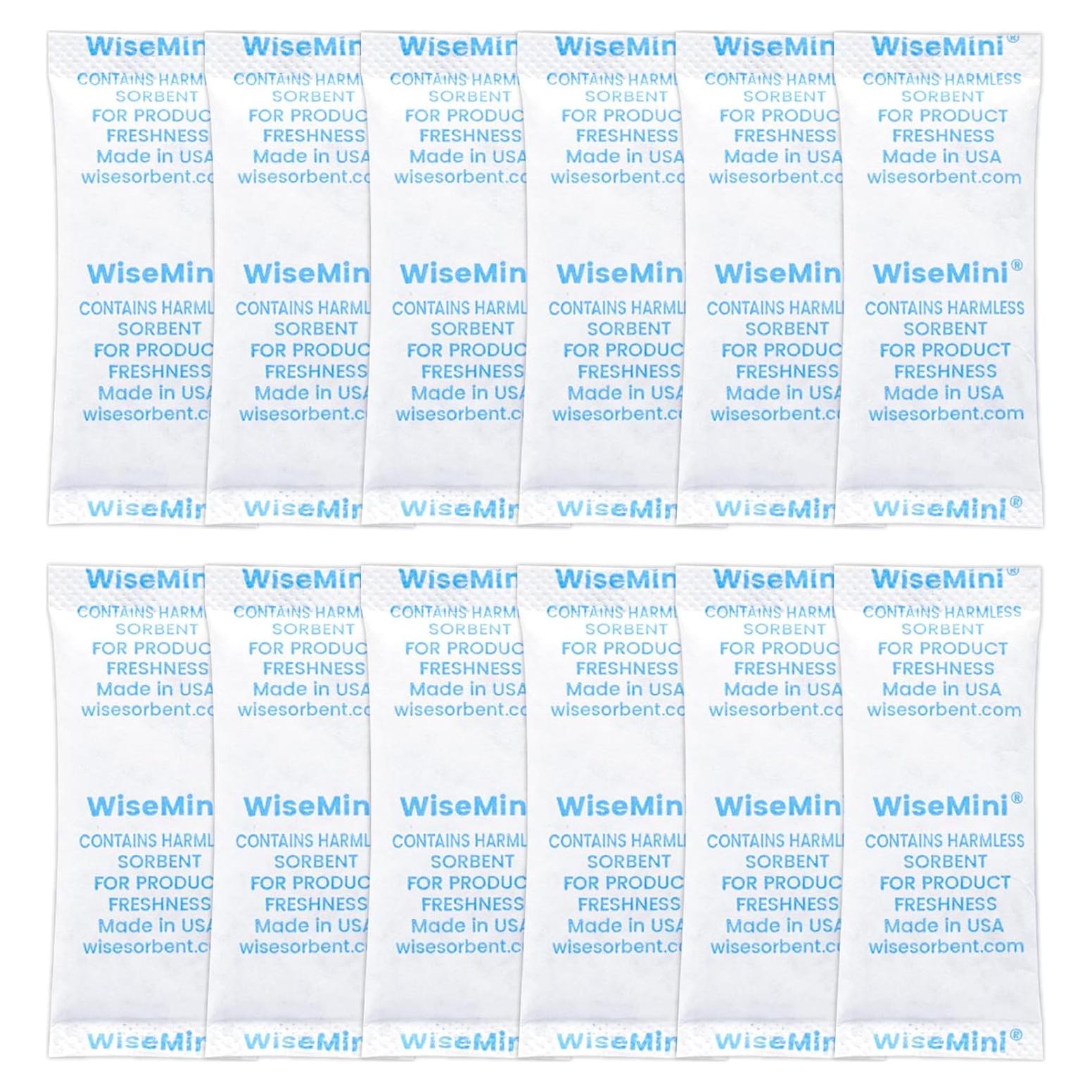 20 Paquetes de Gel de Silica 5g Wisesorbent Deshidratantes