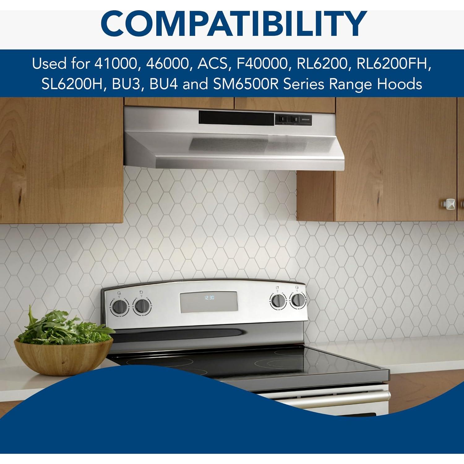 Filtro de Carbón de Reemplazo Broan-NuTone S97007696 22.23x26.67 cm