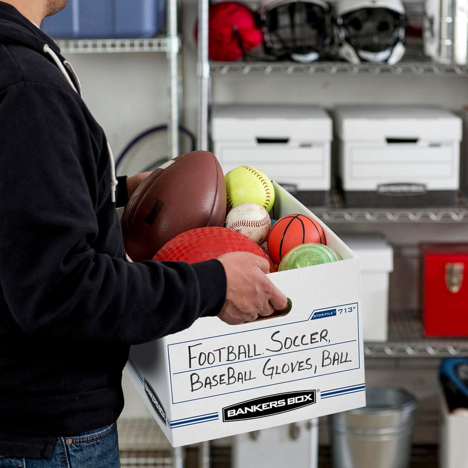 Cajas de Almacenamiento Bankers Box 12 Unidades 38.1x30.5x25.4 cm