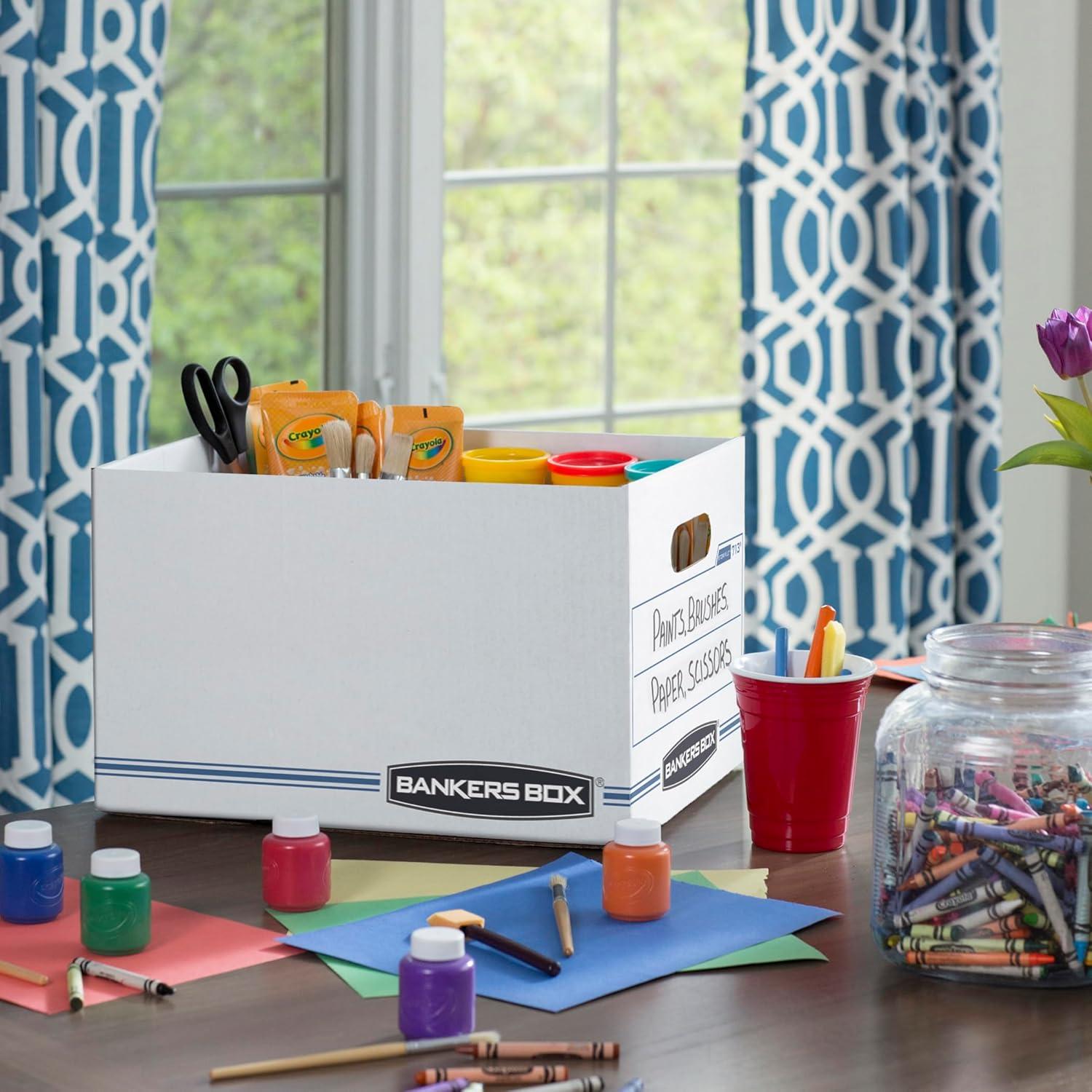 Cajas de Almacenamiento Bankers Box 12 Unidades 38.1x30.5x25.4 cm