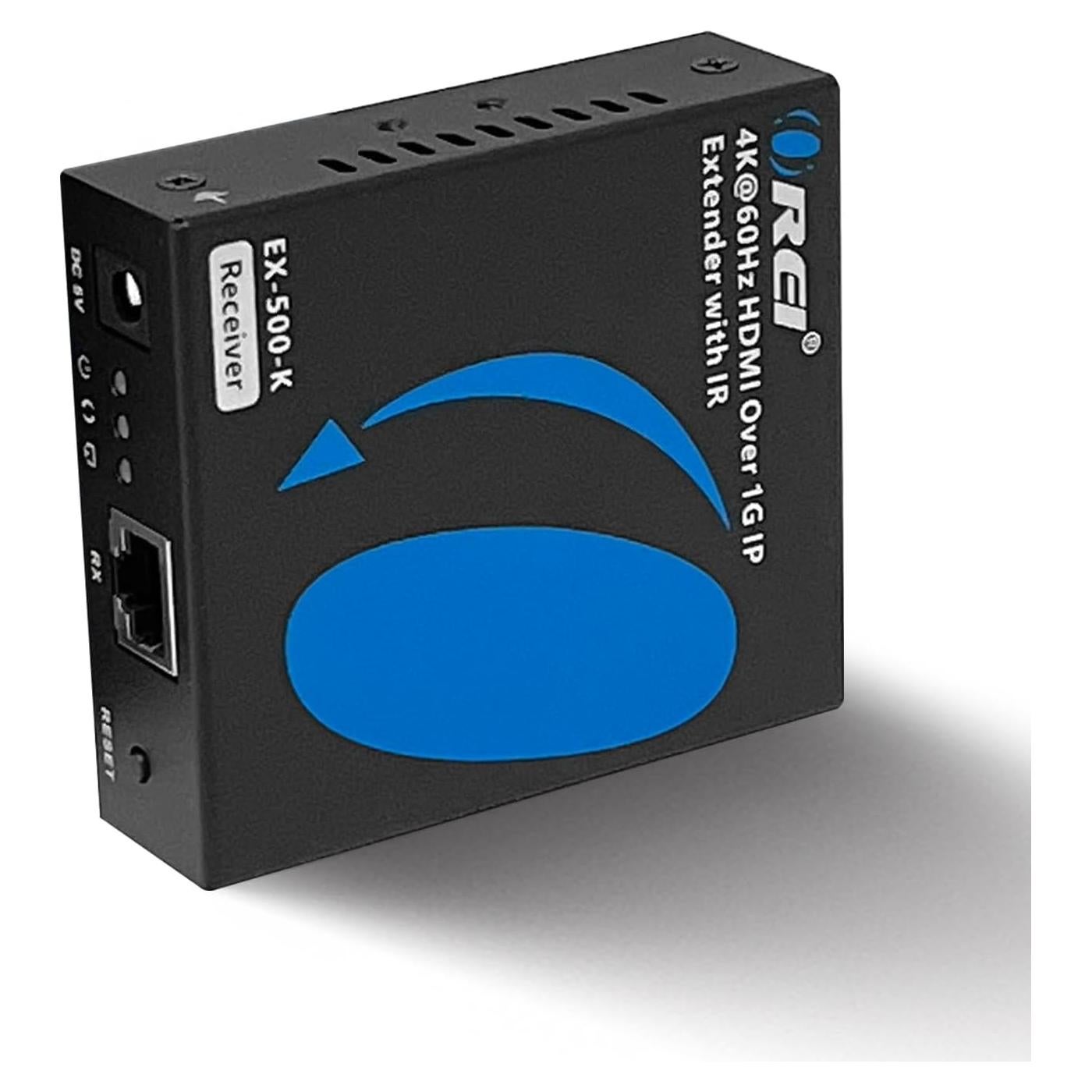 Receptor HDMI OREI EX-500-RX 4K sobre IP hasta 120m