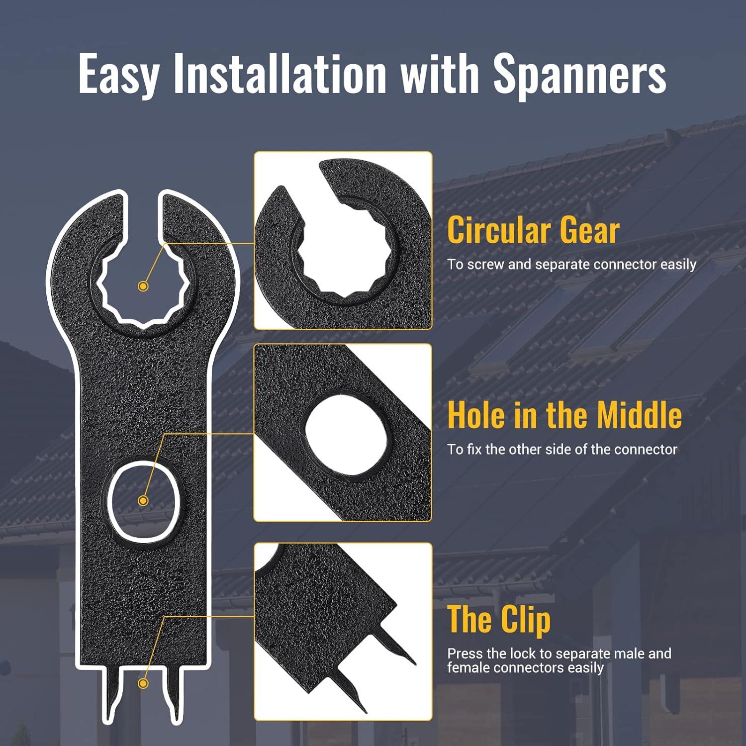 Kit Conectores Solares BougeRV 8AWG IP68 12 Piezas