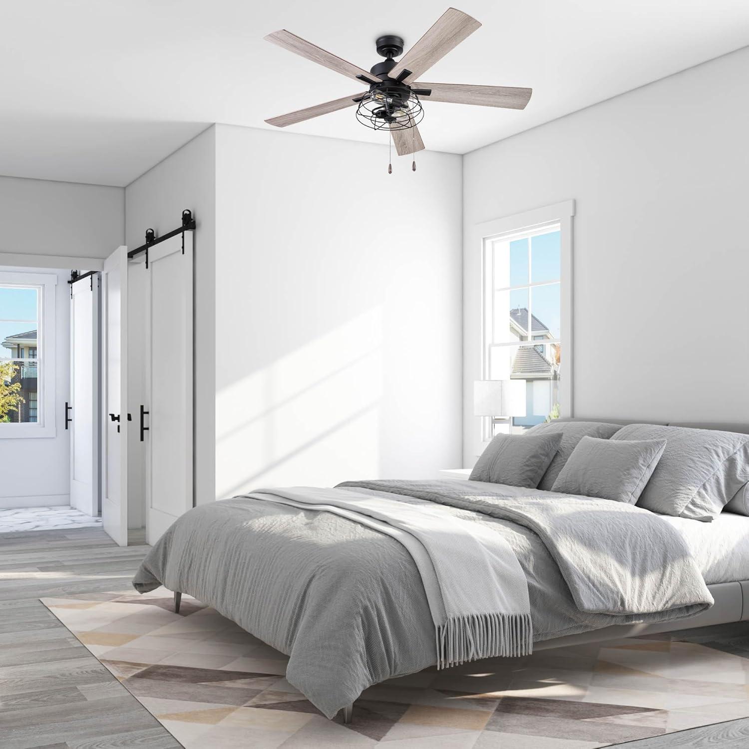 Ventilador de Techo Prominence Home Marshall 52" LED Negro Mate