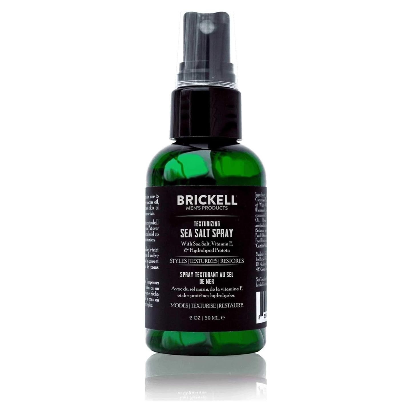 Spray Texturizante de Sal Marina Brickell 60ml Natural para Hombres
