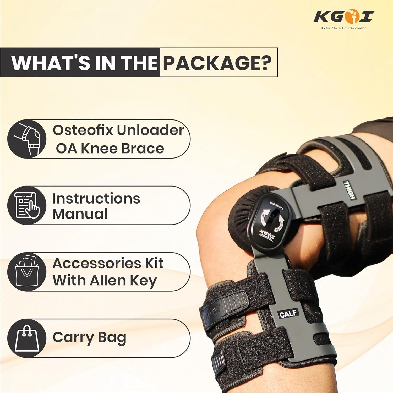 Férula de Rodilla Osteofix KGOI - Soporte para Osteoartritis - Pequeño