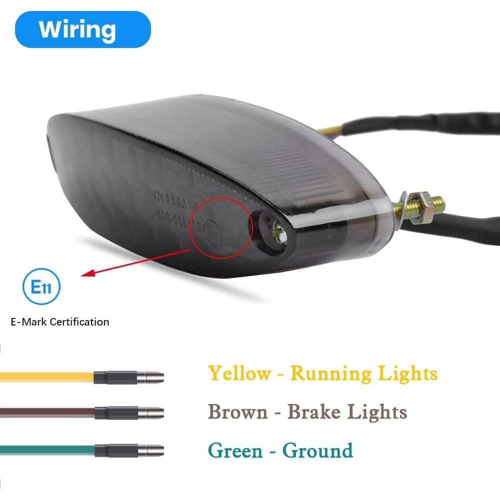 Luz Trasera LED DREAMIZER Universal para Motocicleta 28 LEDs