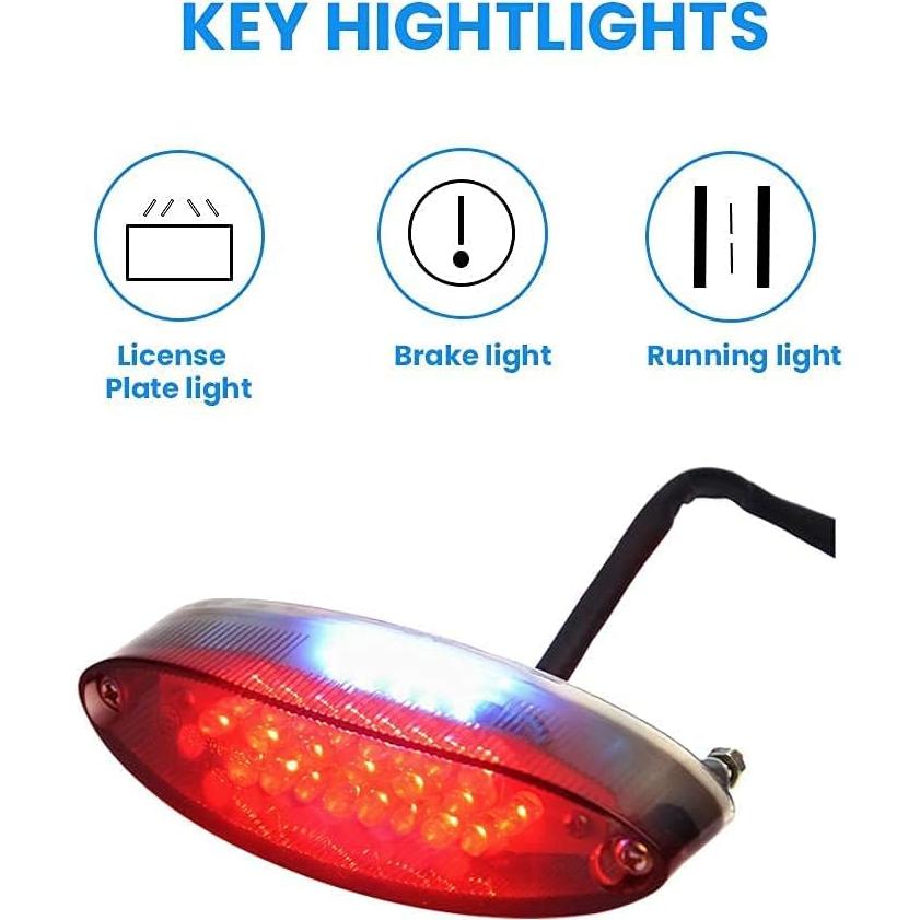 Luz Trasera LED DREAMIZER Universal para Motocicleta 28 LEDs