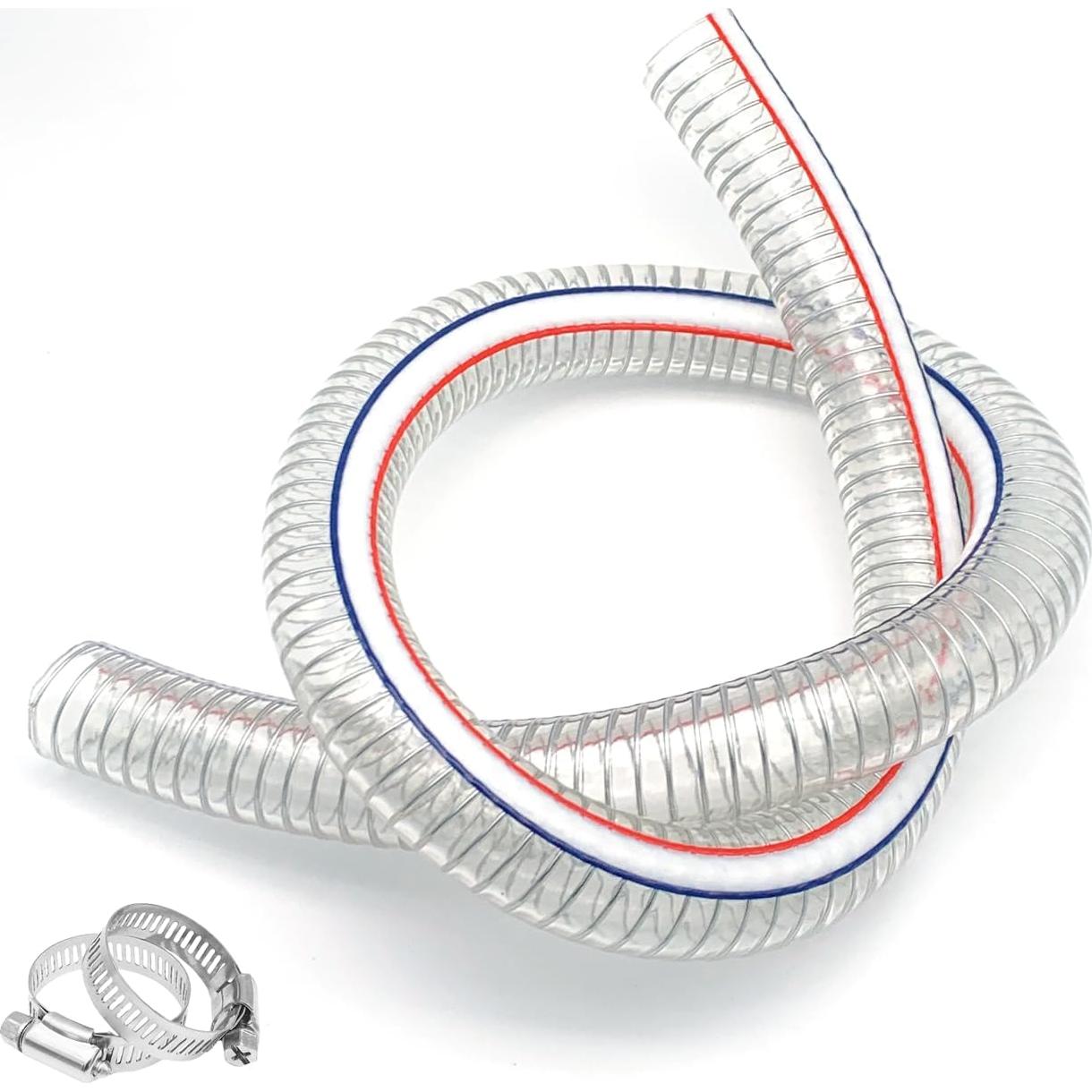 Manguera de Succión PVC 1" ID 3 pies PEISONGFEI Alta Presión