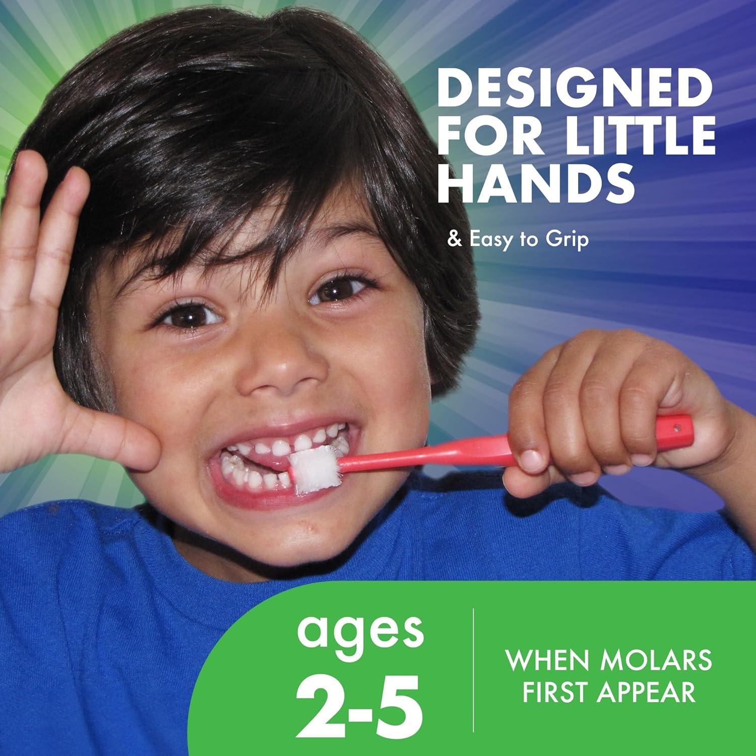 Cepillo de dientes Brilliant Oral Care para niños 2-5 años Lila