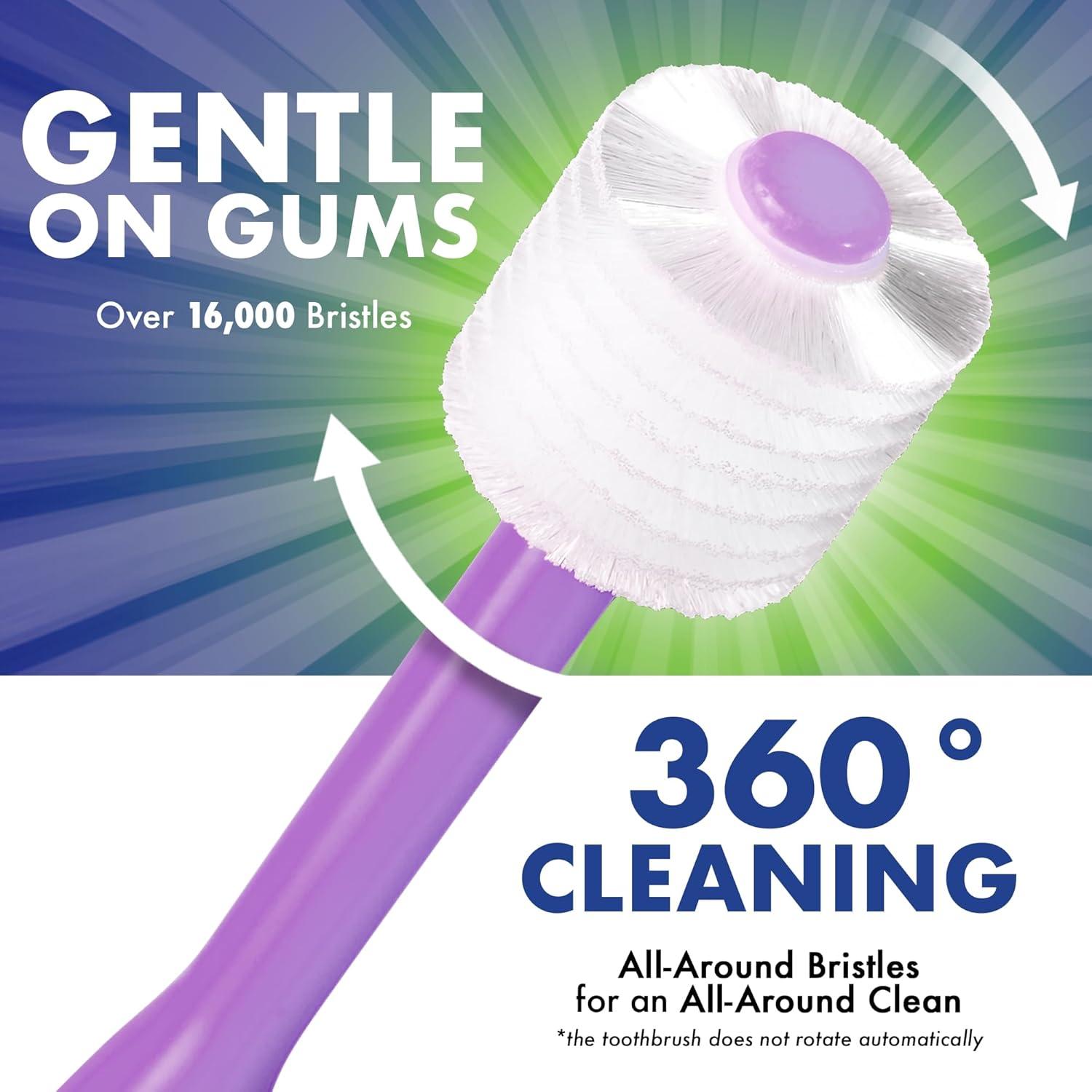 Cepillo de dientes Brilliant Oral Care para niños 2-5 años Lila