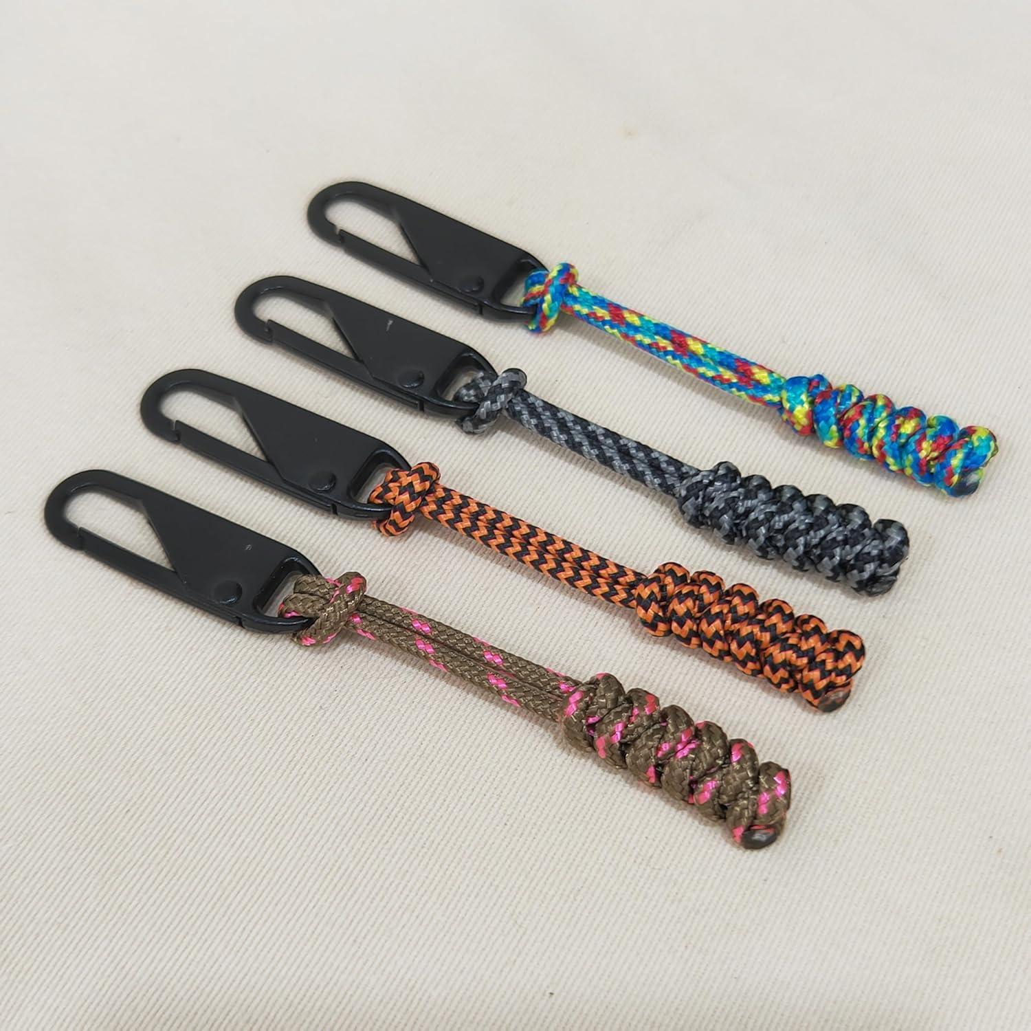 Kit de Reparación de Cremalleras FYMY 4 Piezas Paracord Universal