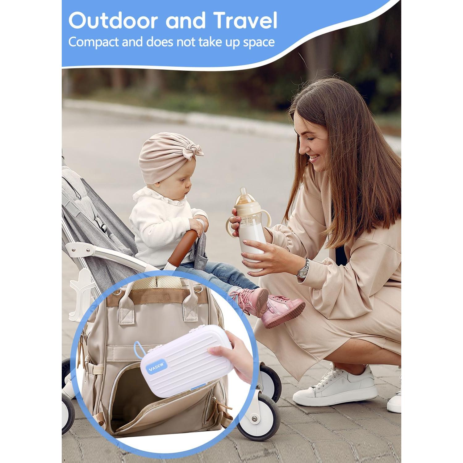 Limpiador Eléctrico de Botellas YASEW 2000mAh Azul