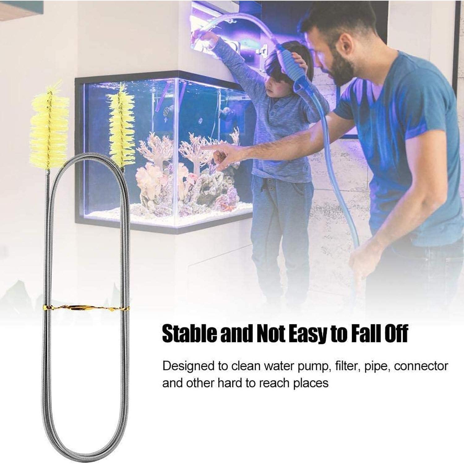 Cepillo de Drenaje Flexible Desin 169 cm con 2 Cepillos de 21 cm