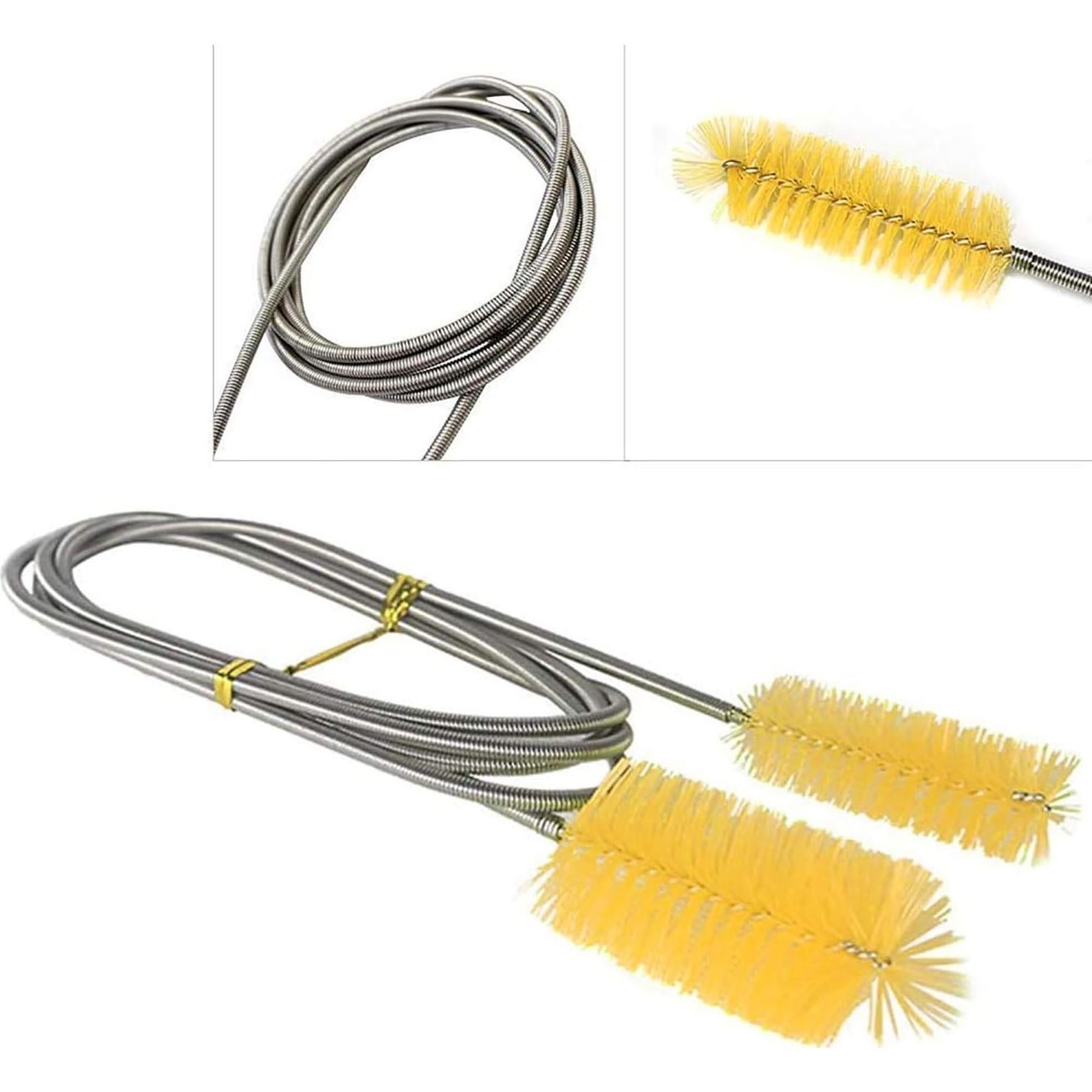 Cepillo de Drenaje Flexible Desin 169 cm con 2 Cepillos de 21 cm